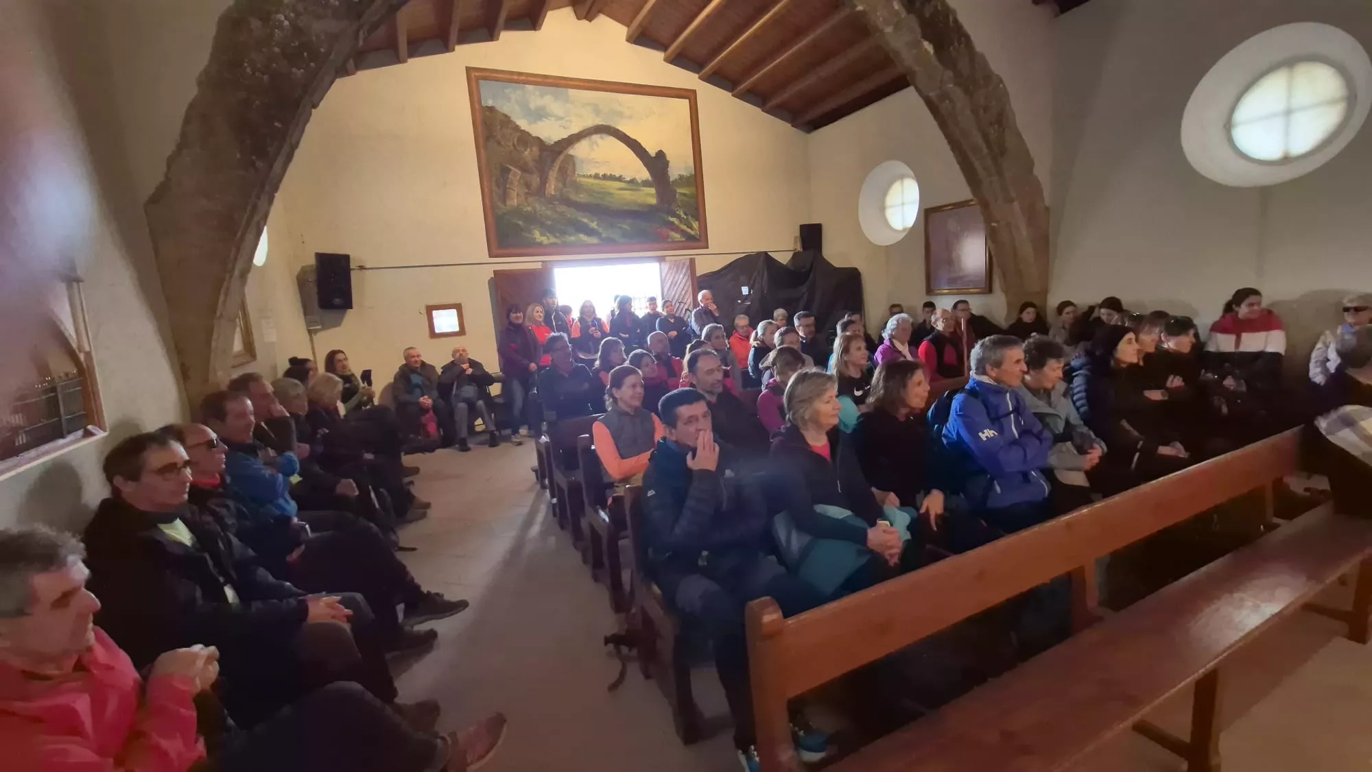 Primer entreno para la Javierada de los Amantes de la Naturaleza. Foto Juanlu Herrero