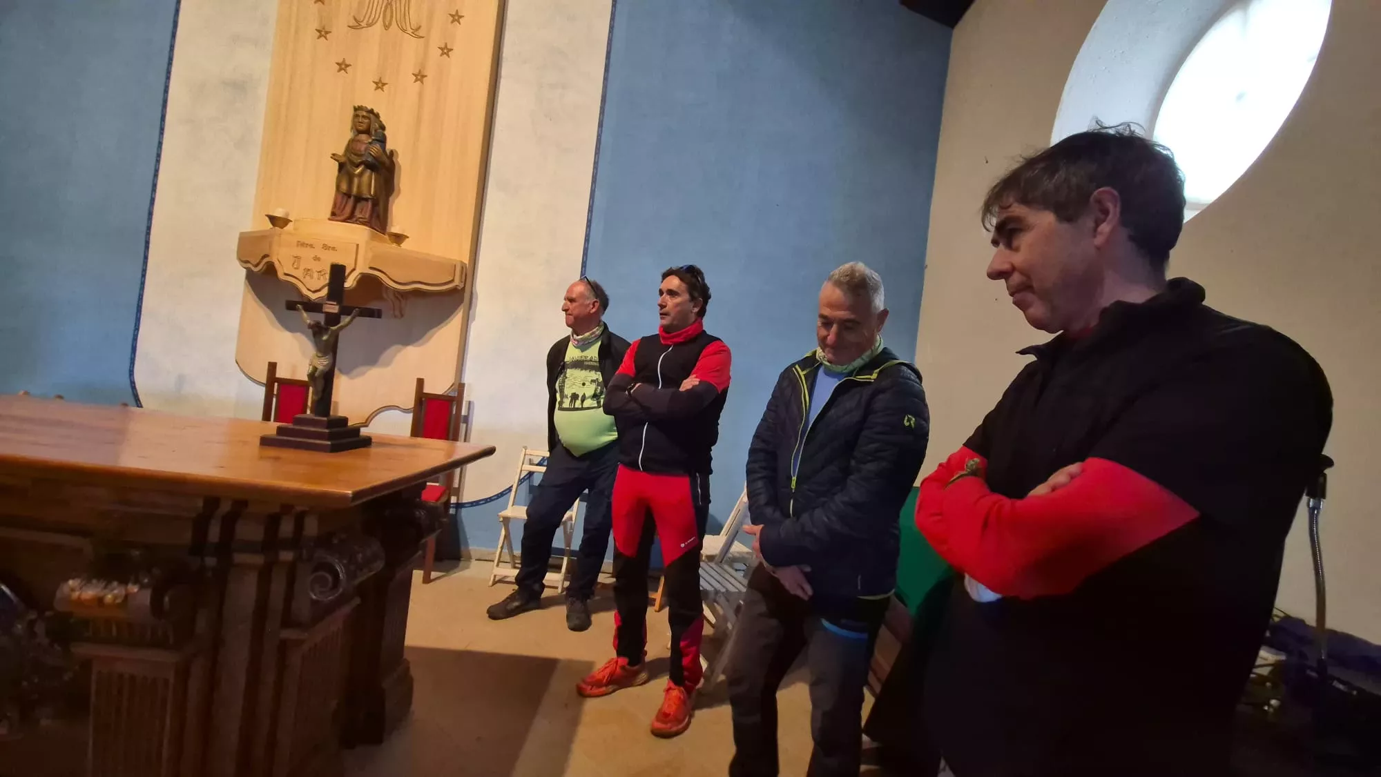 Primer entreno para la Javierada de los Amantes de la Naturaleza. Foto Juanlu Herrero