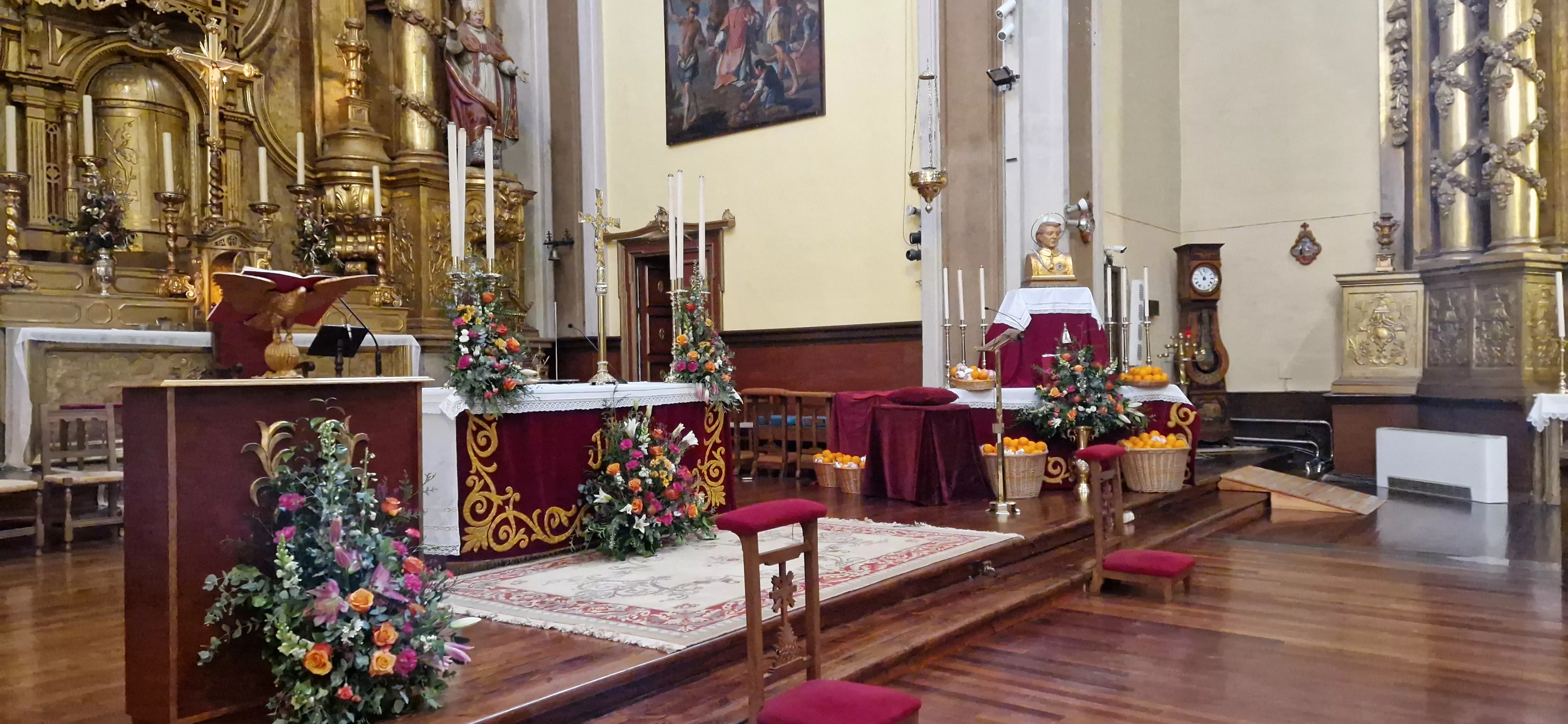 Misa de la festividad de San Vicente en Huesca. Foto Myriam Martínez