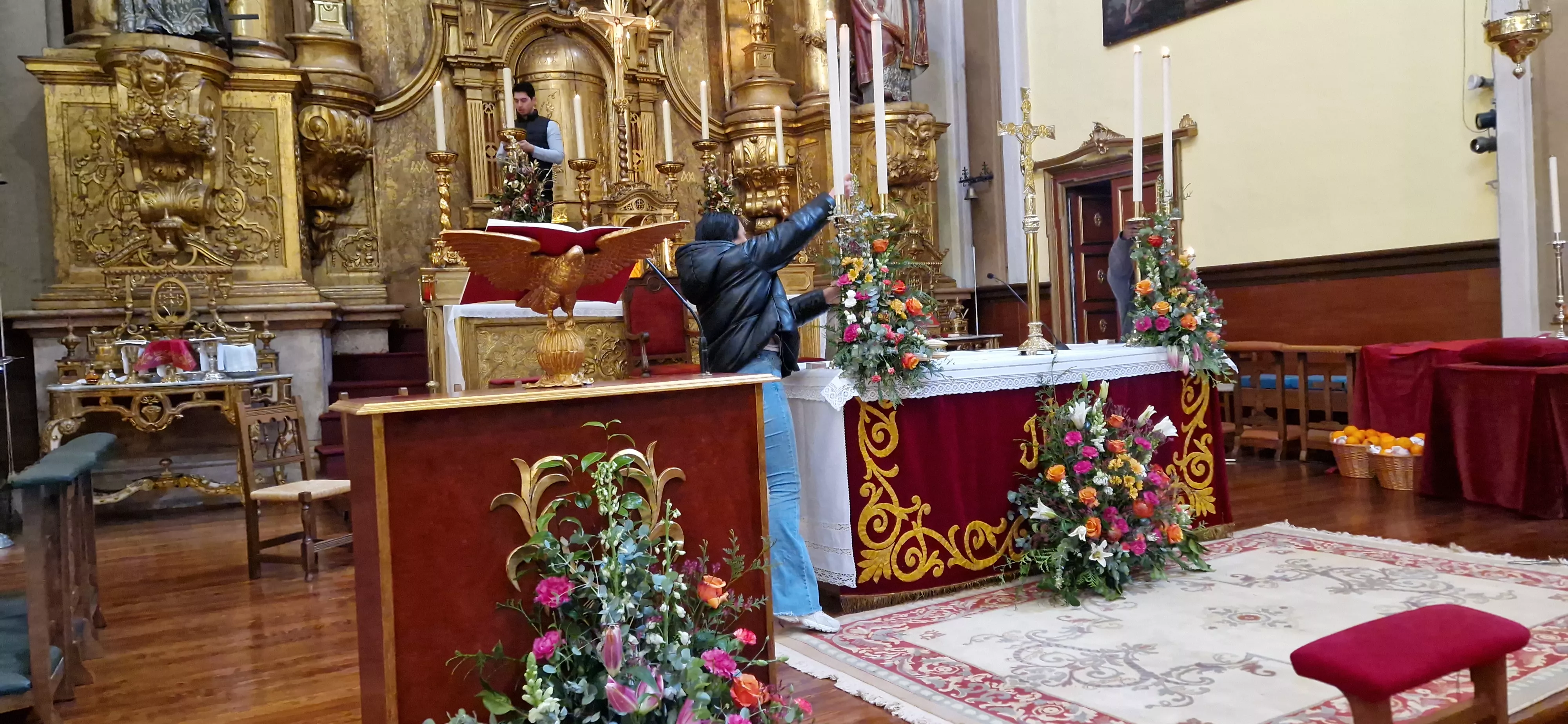 Misa de la festividad de San Vicente en Huesca. Foto Myriam Martínez