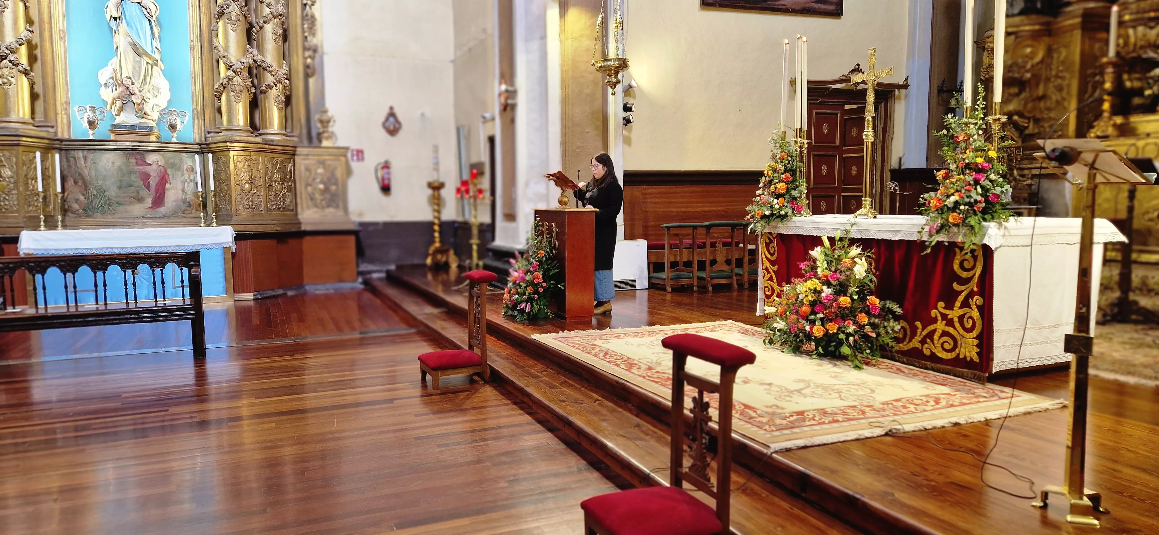 Misa de la festividad de San Vicente en Huesca. Foto Myriam Martínez