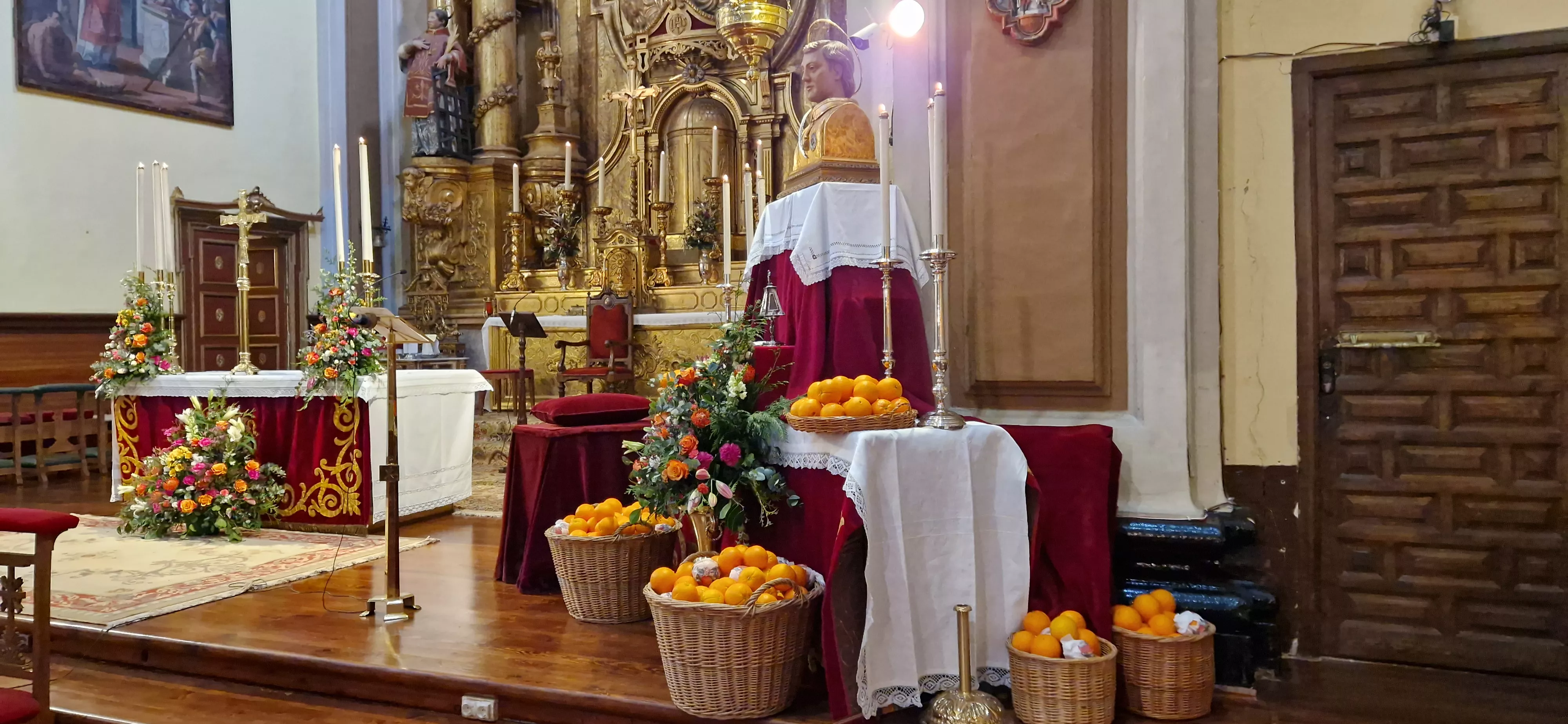 Misa de la festividad de San Vicente en Huesca. Foto Myriam Martínez