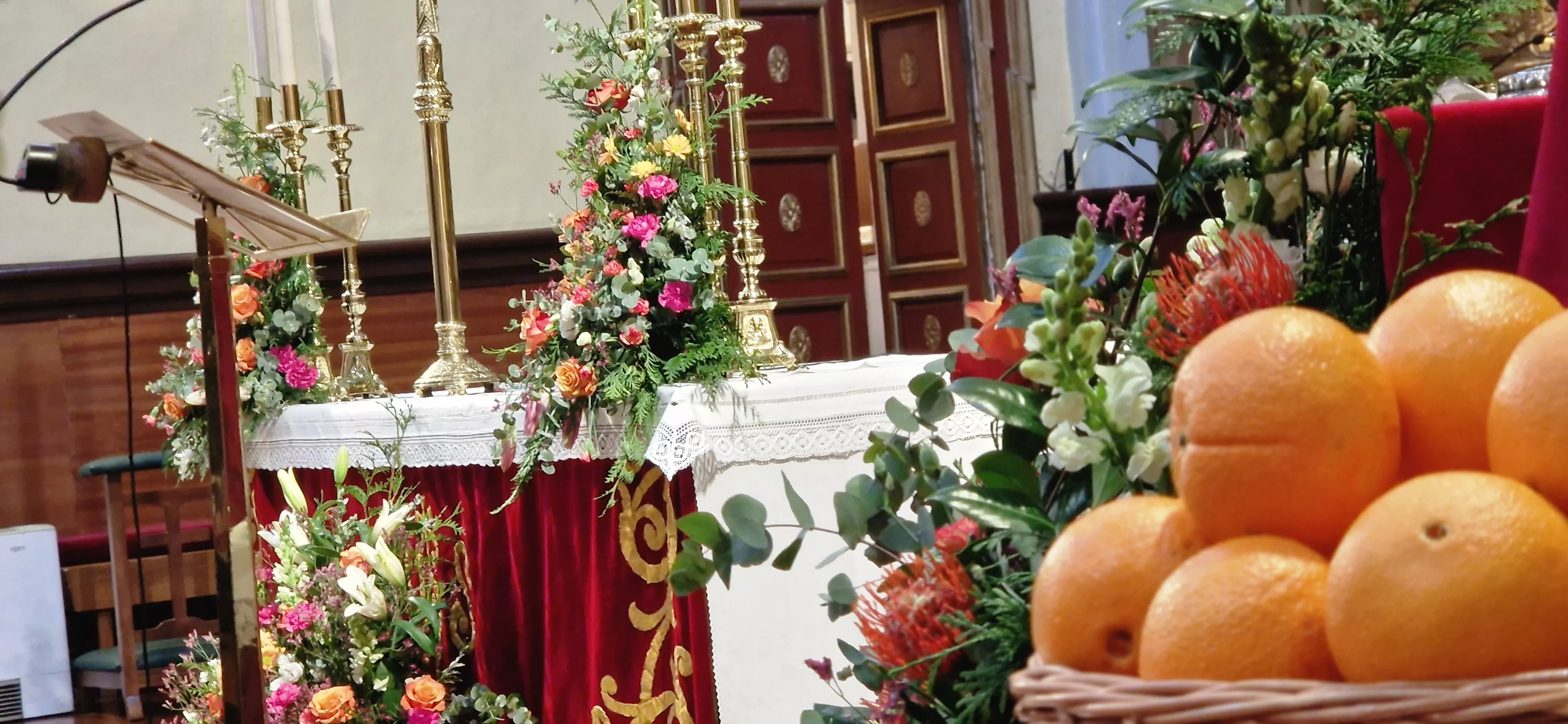 Misa de la festividad de San Vicente en Huesca. Foto Myriam Martínez