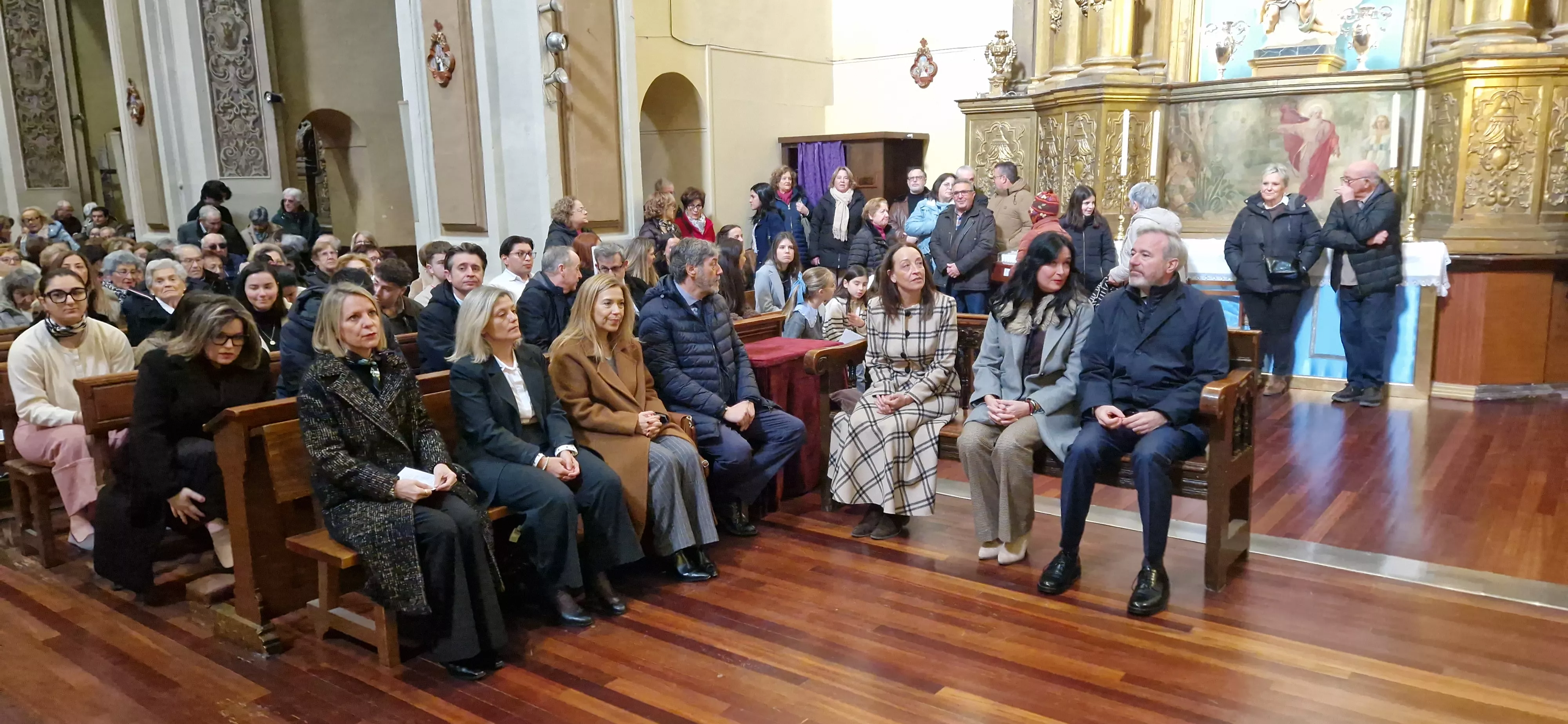 Misa de la festividad de San Vicente en Huesca. Foto Myriam Martínez