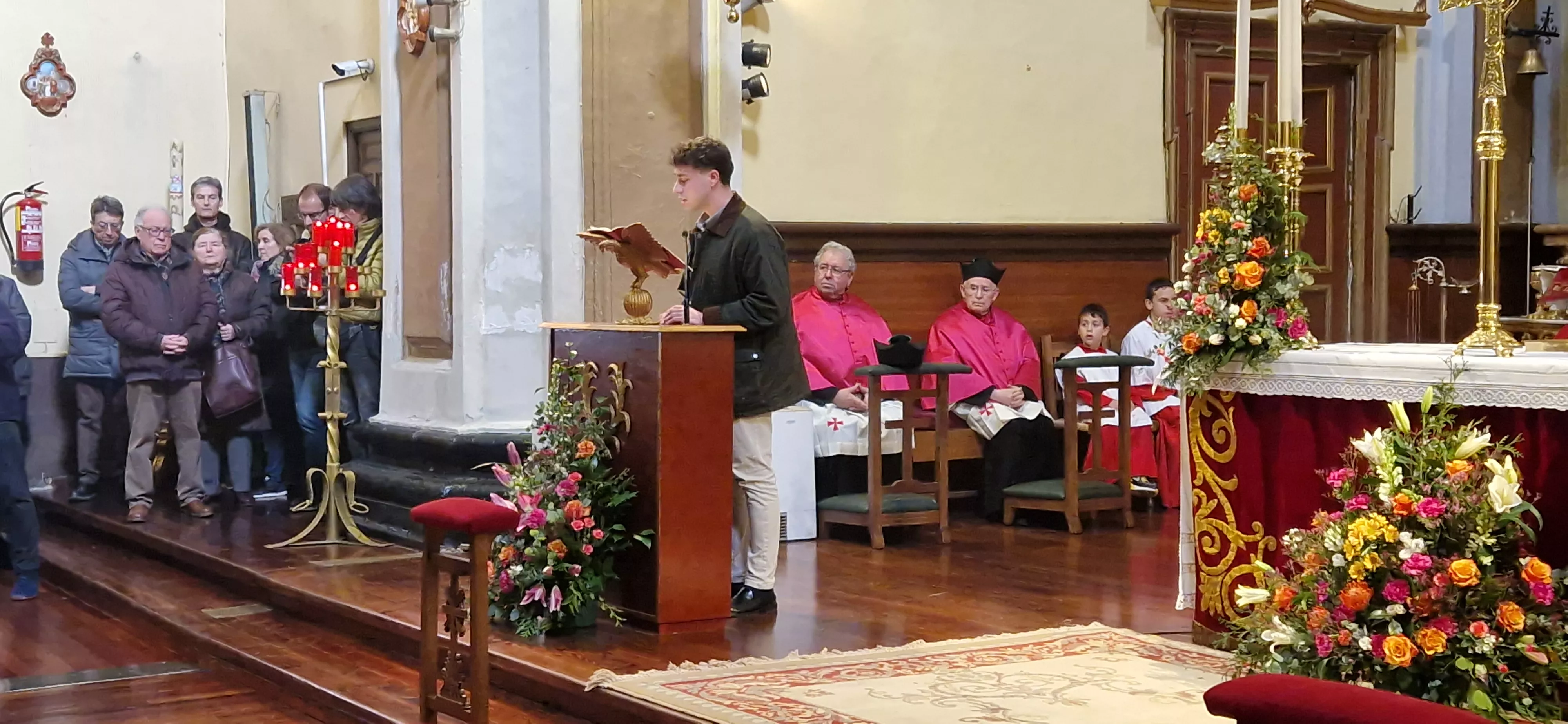 Misa de la festividad de San Vicente en Huesca. Foto Myriam Martínez