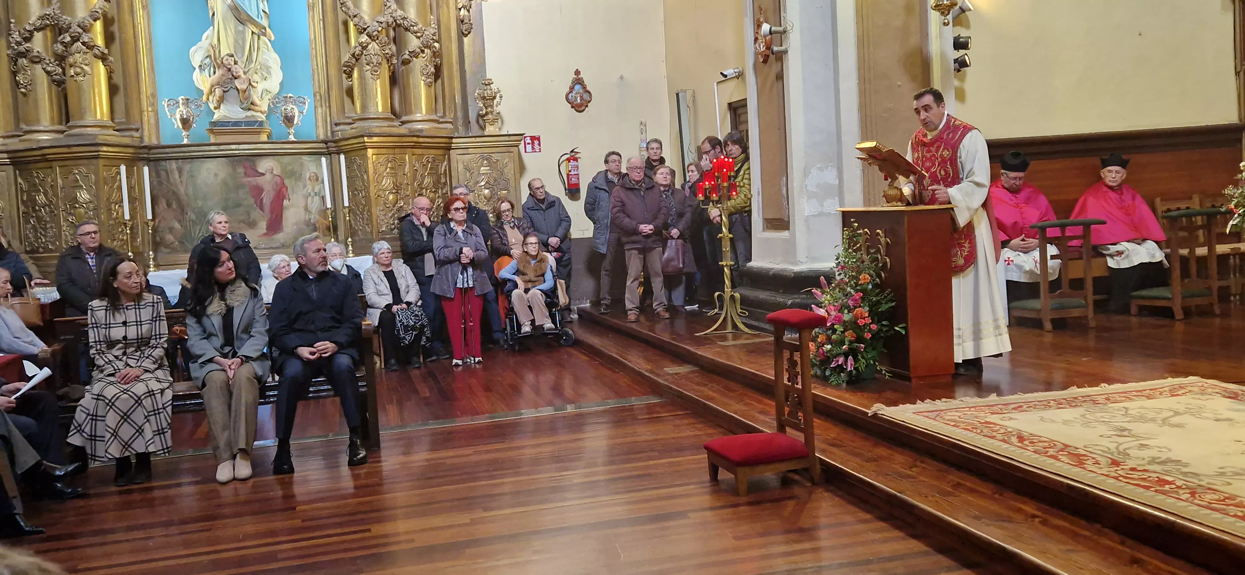 Misa de la festividad de San Vicente en Huesca. Foto Myriam Martínez