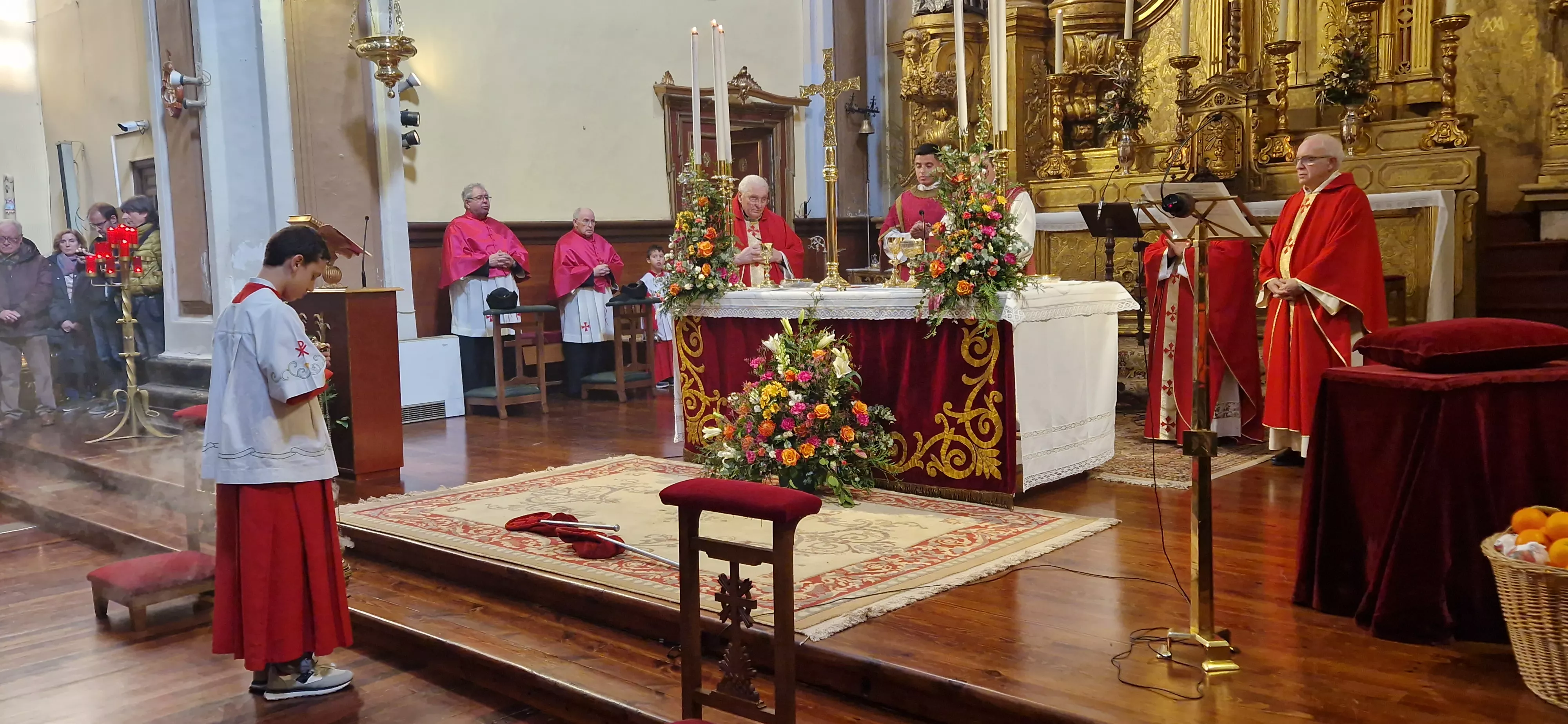 Misa de la festividad de San Vicente en Huesca. Foto Myriam Martínez