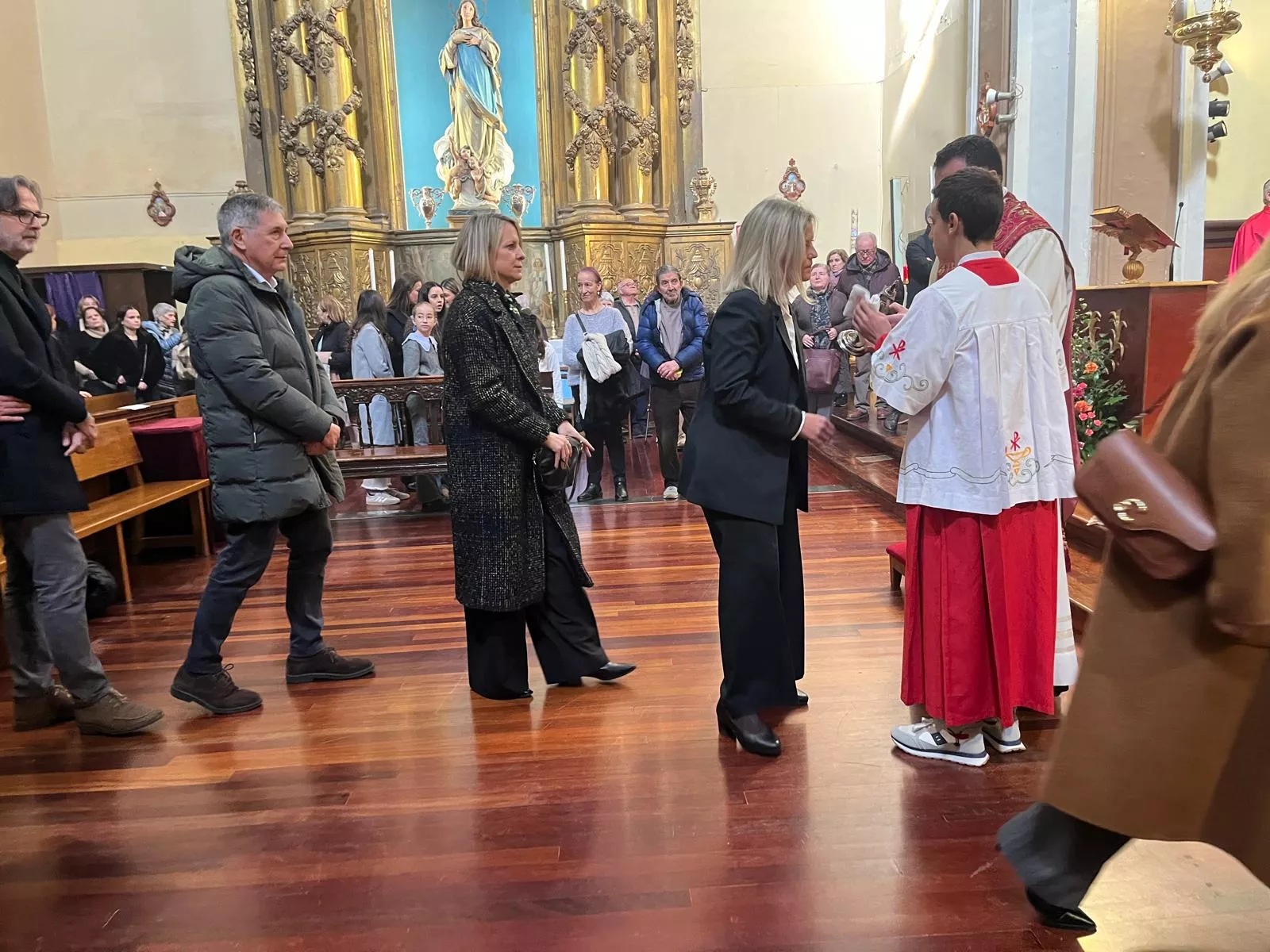Misa de la festividad de San Vicente en Huesca. Foto Myriam Martínez