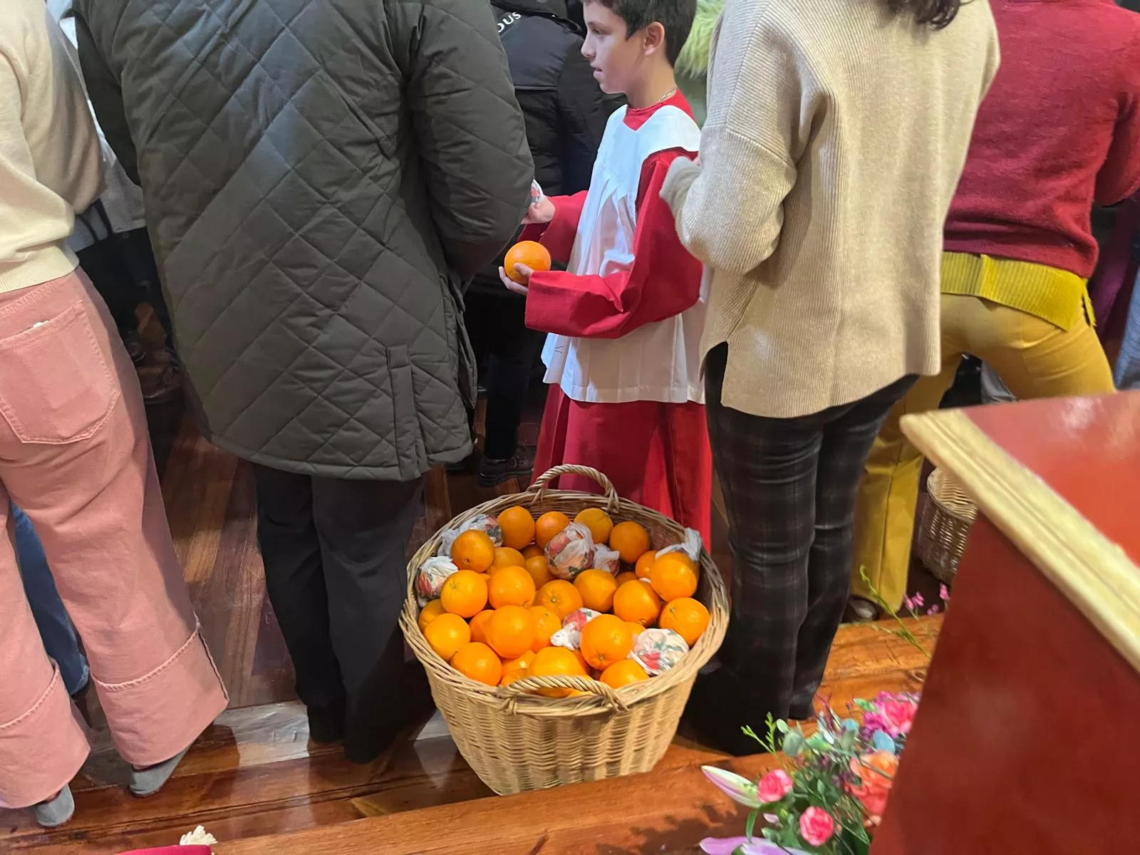 Misa de la festividad de San Vicente en Huesca. Foto Myriam Martínez