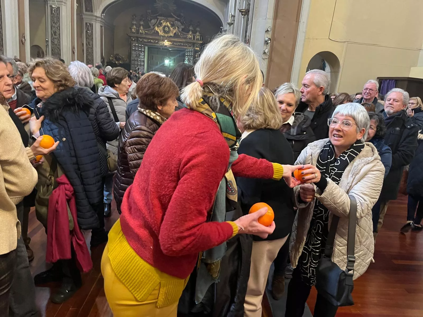 Misa de la festividad de San Vicente en Huesca. Foto Myriam Martínez
