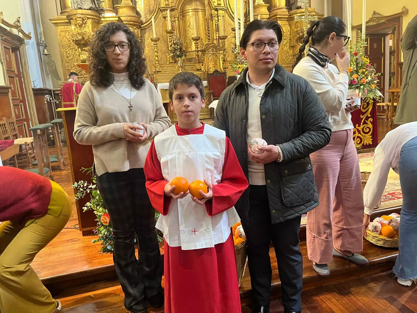 Misa de la festividad de San Vicente en Huesca. Foto Myriam Martínez