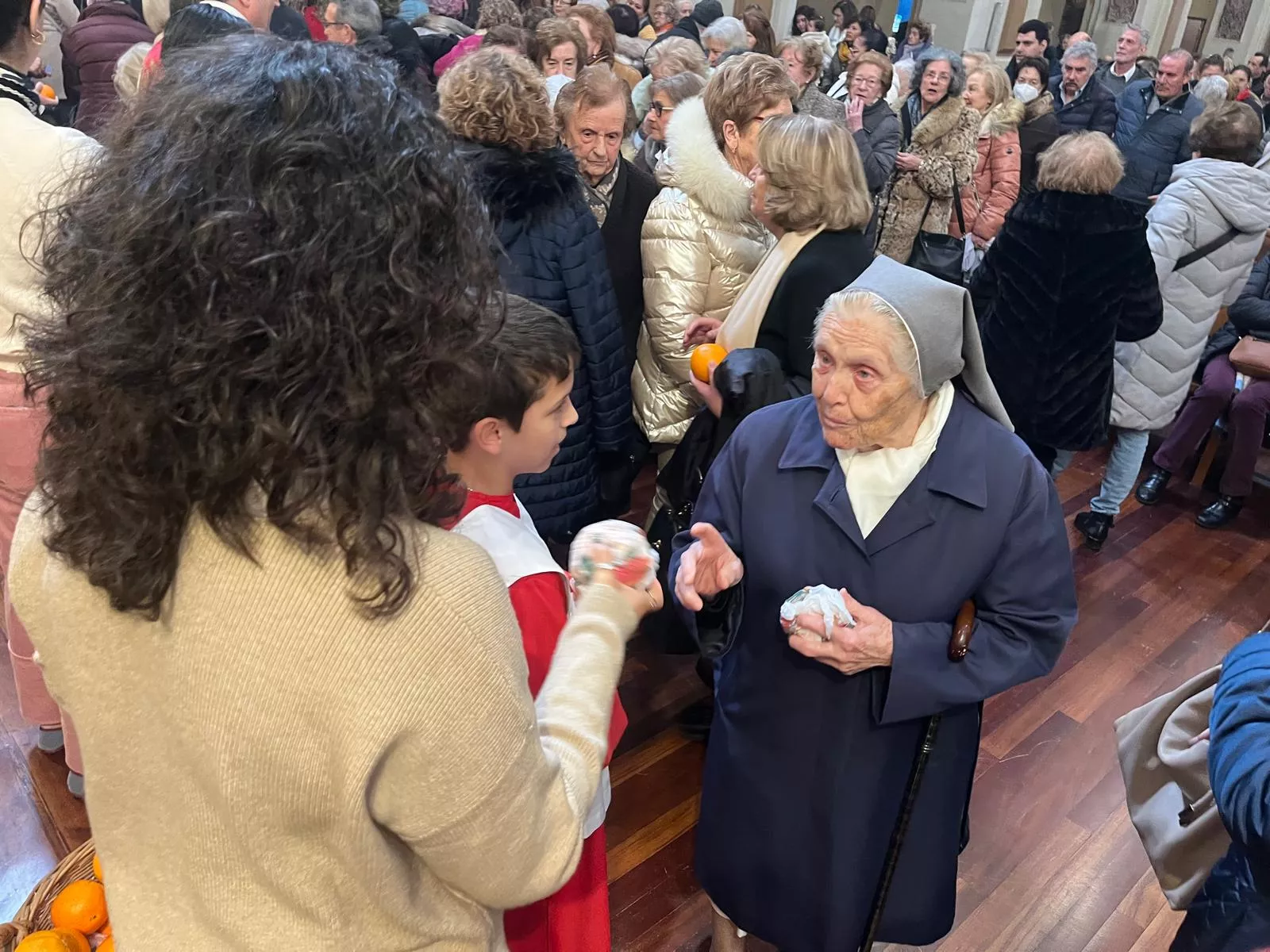 Misa de la festividad de San Vicente en Huesca. Foto Myriam Martínez