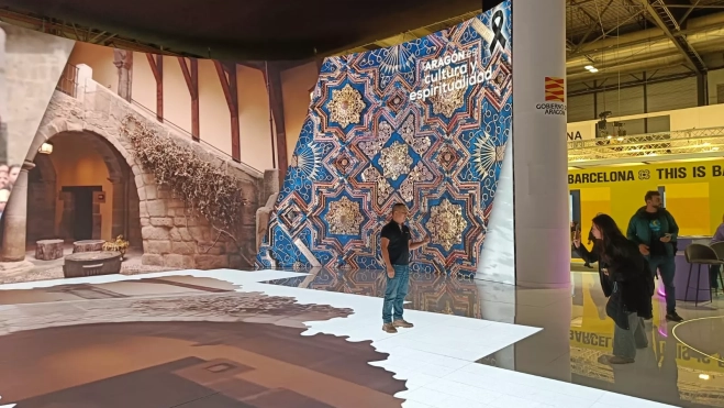 Estand de Aragón en Fitur.