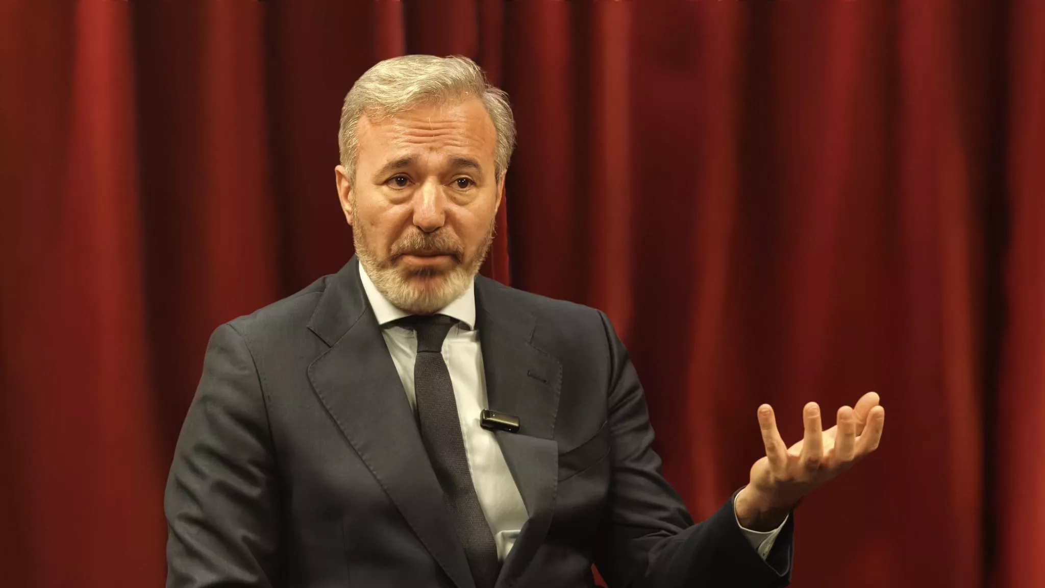 Jorge Azcón, presidente del Gobierno de Aragón y candidato a la Presidencia por el PP. Foto María José Sampietro