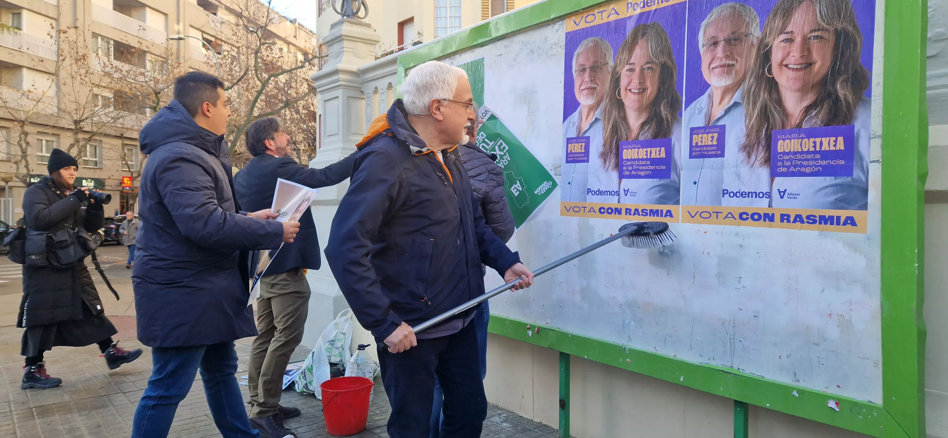 El candidato de Podemos. Foto Myriam Martínez