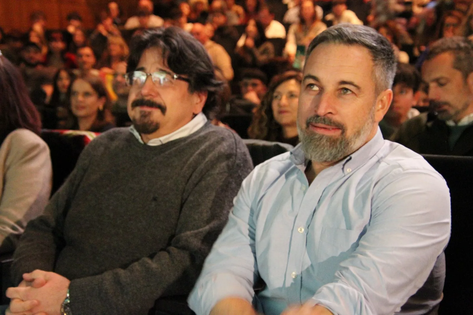 Mitin de Santiago Abascal en Huesca. Foto Carlos Neofato