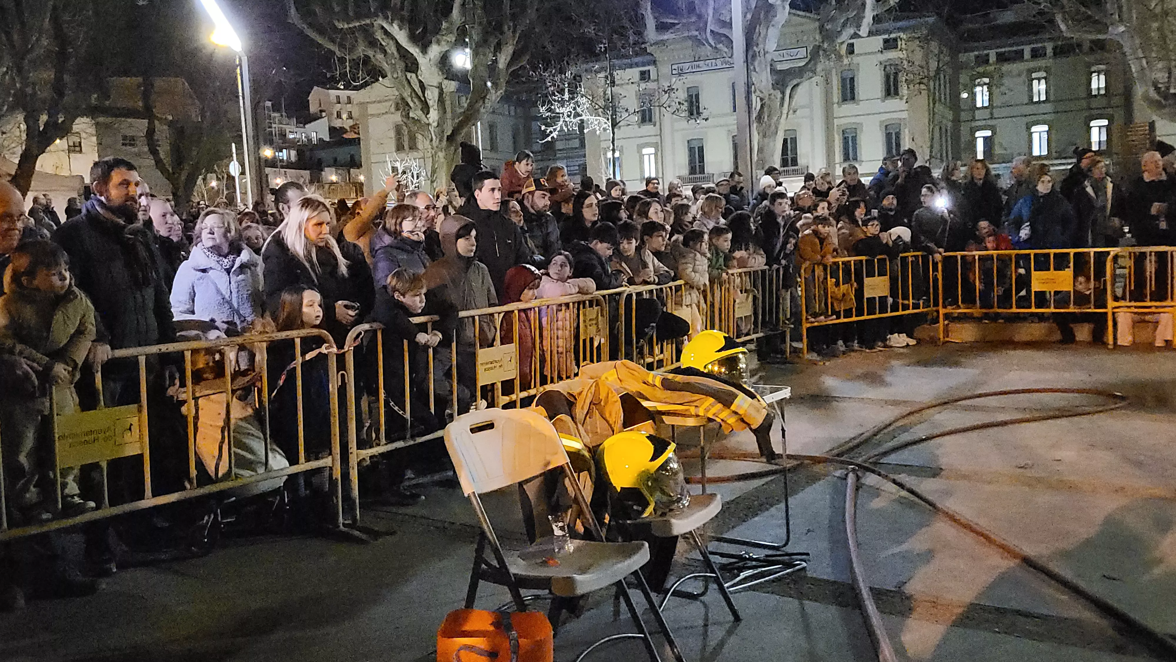 Celebración de la hoguera de San Vicente en Huesca. Foto Mercedes Manterola