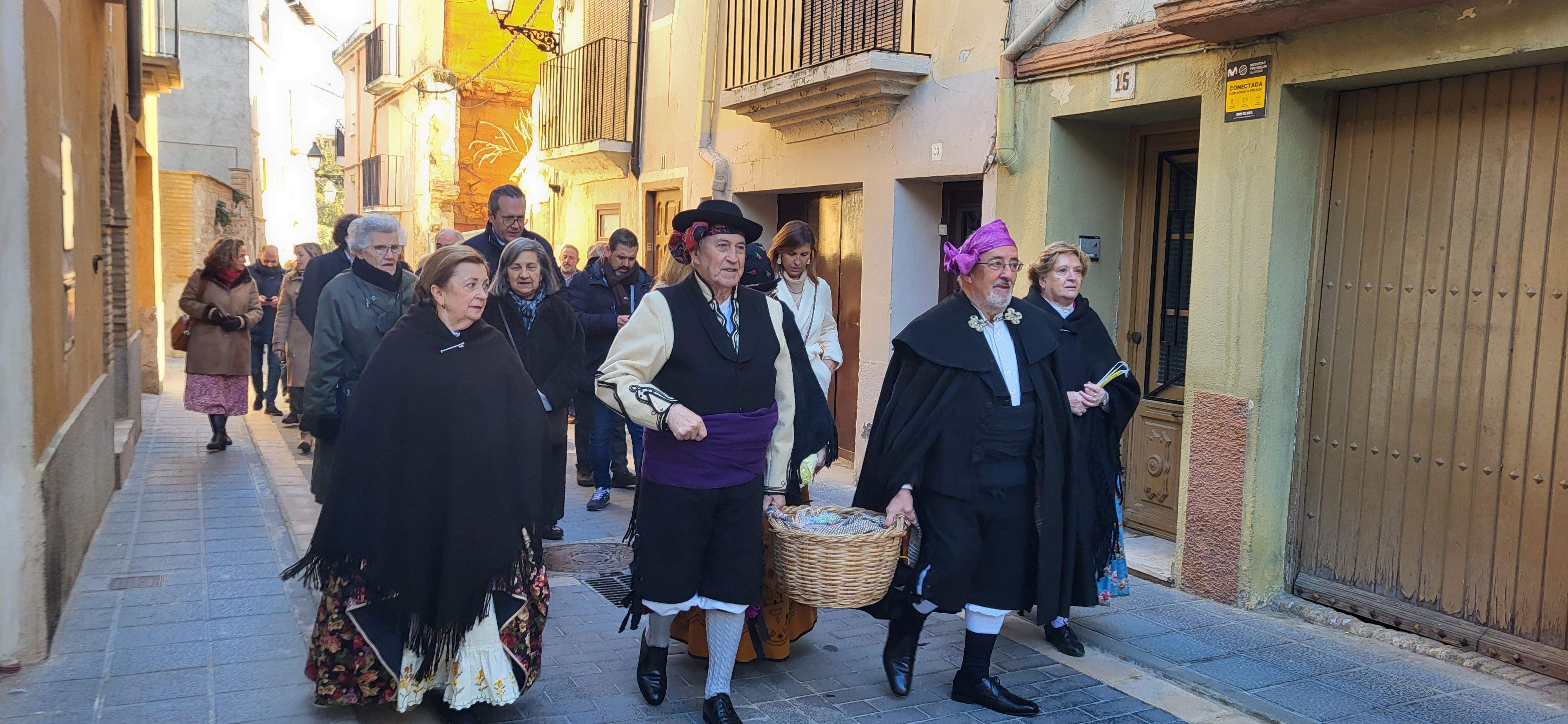 Lectura del bando y recreación histórica de Germana de Foix. Foto Myriam Martínez
