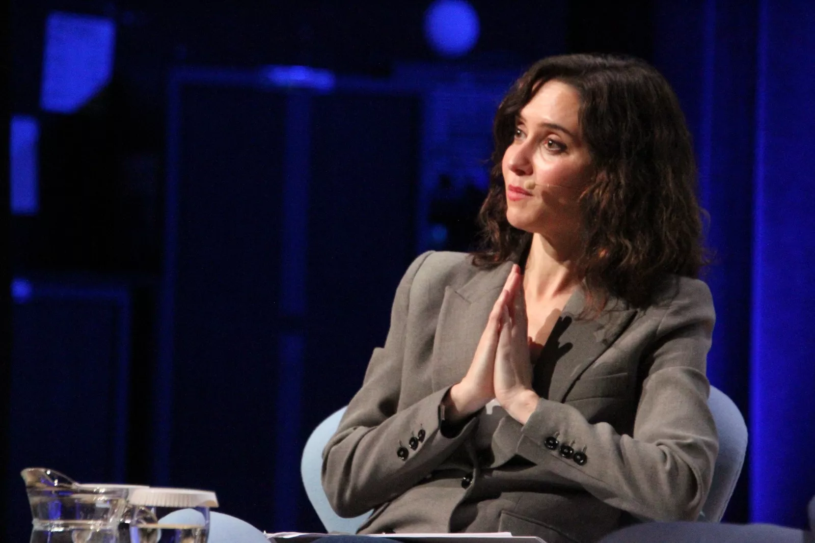 Isabel Díaz Ayuso en el Palacio de Congresos de Huesca. Foto Carlos Neofato