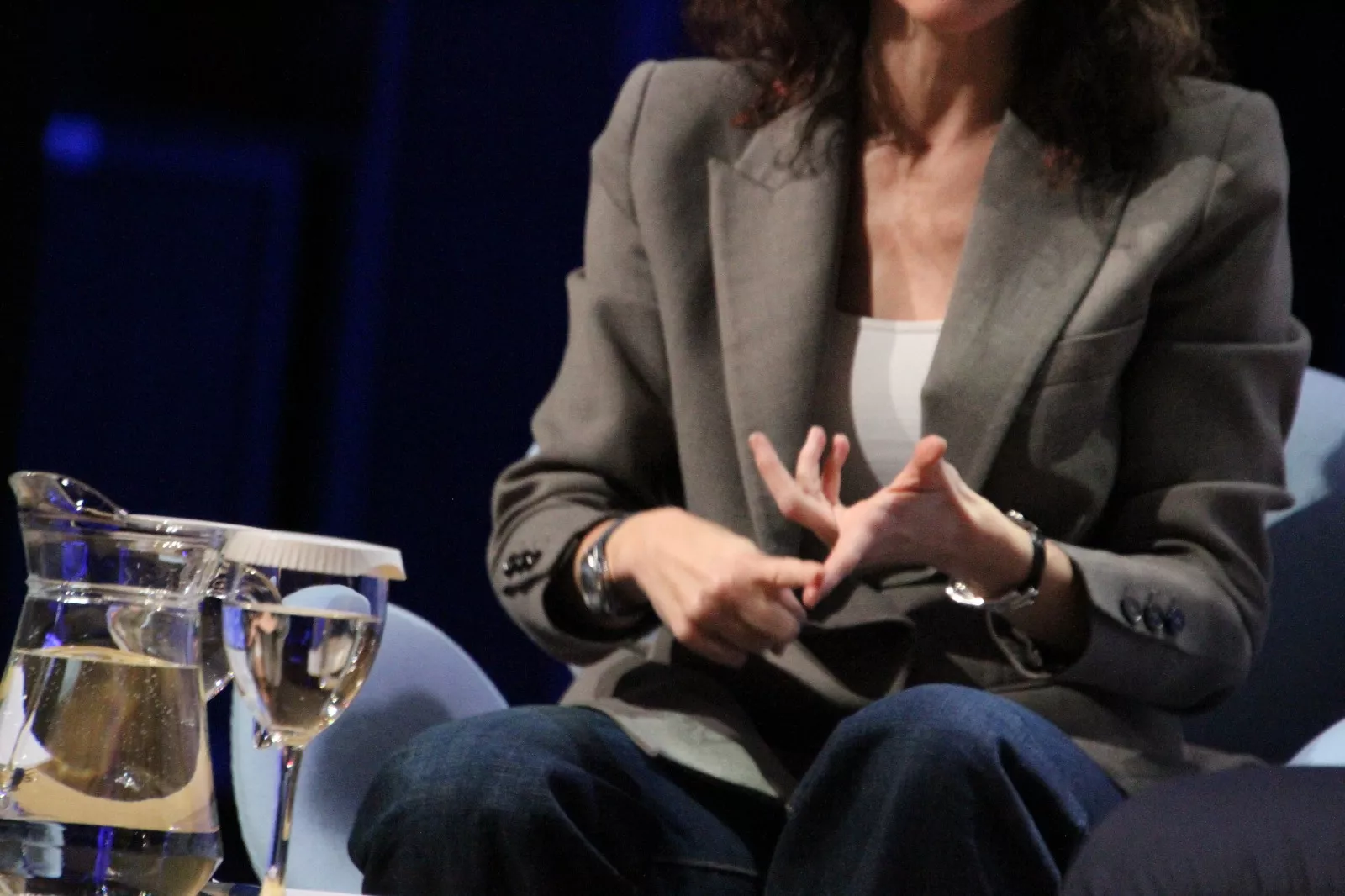Isabel Díaz Ayuso en el Palacio de Congresos de Huesca. Foto Carlos Neofato