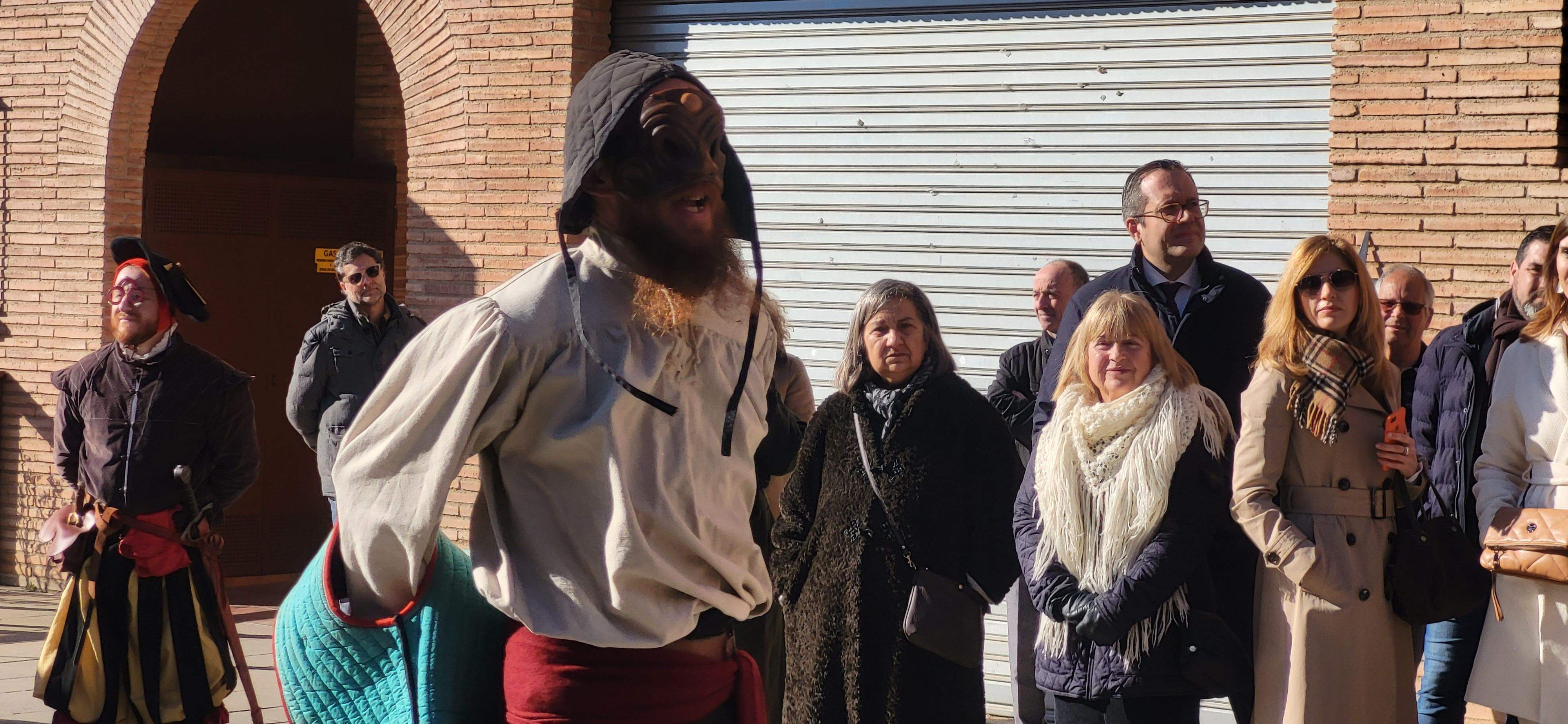 Lectura del bando y recreación histórica de Germana de Foix. Foto Myriam Martínez