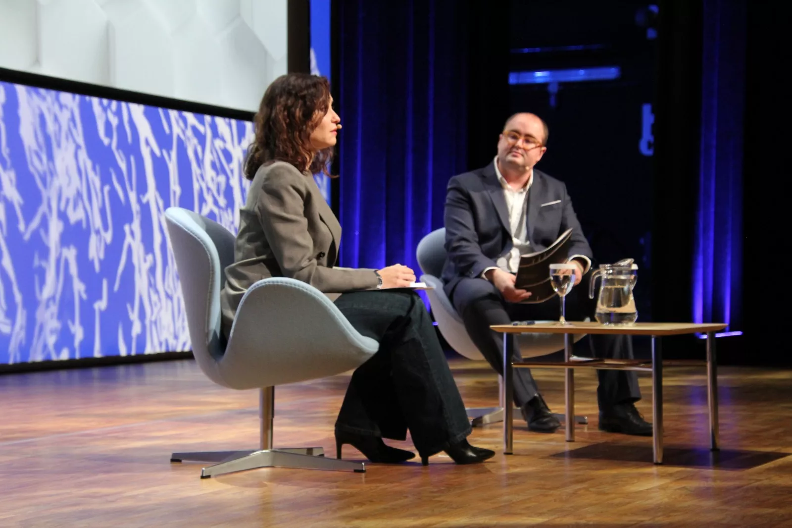 Isabel Díaz Ayuso en el Palacio de Congresos de Huesca. Foto Carlos Neofato