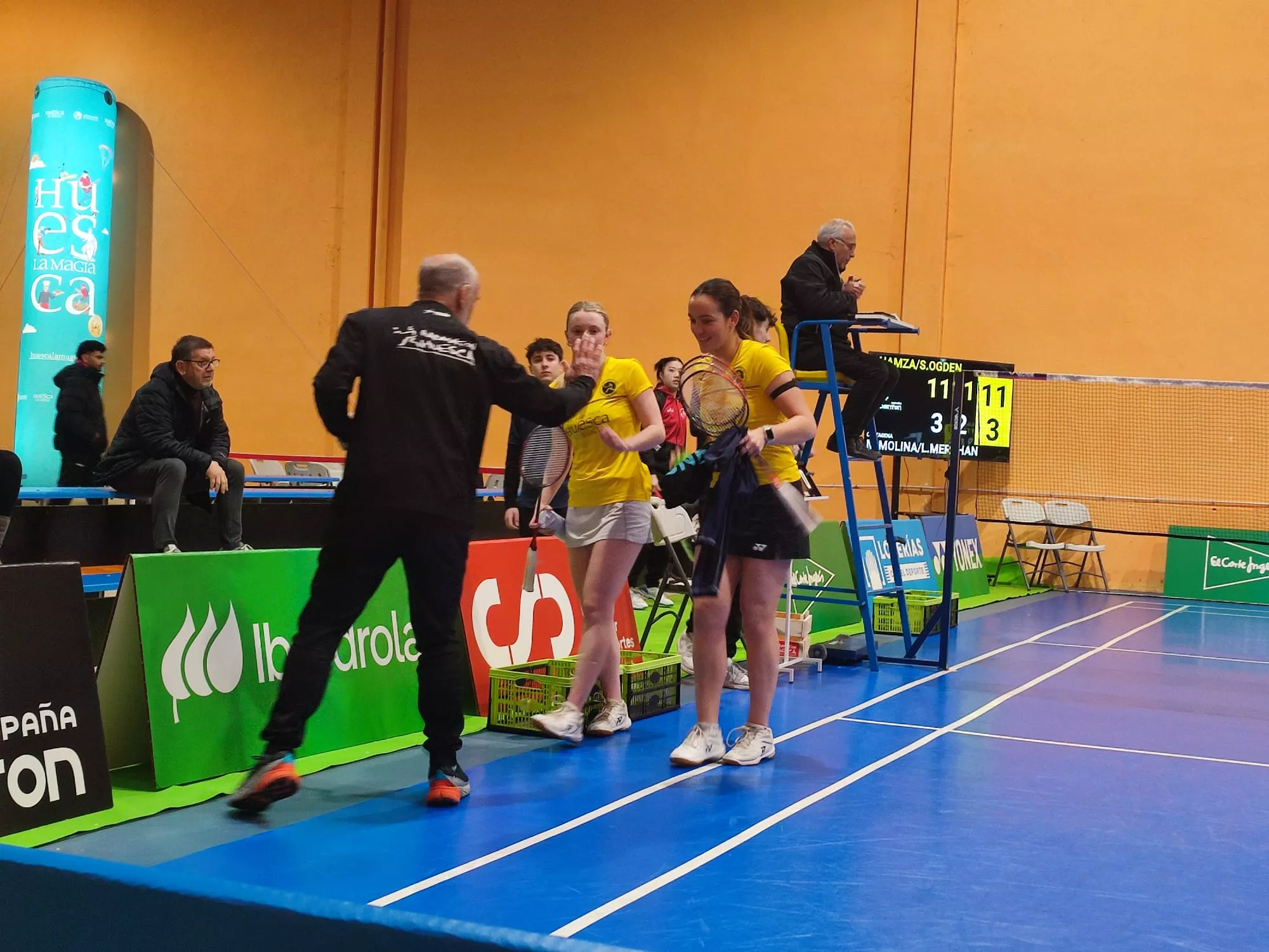 Partido Bádminton Huesca La Magia-Rinconada