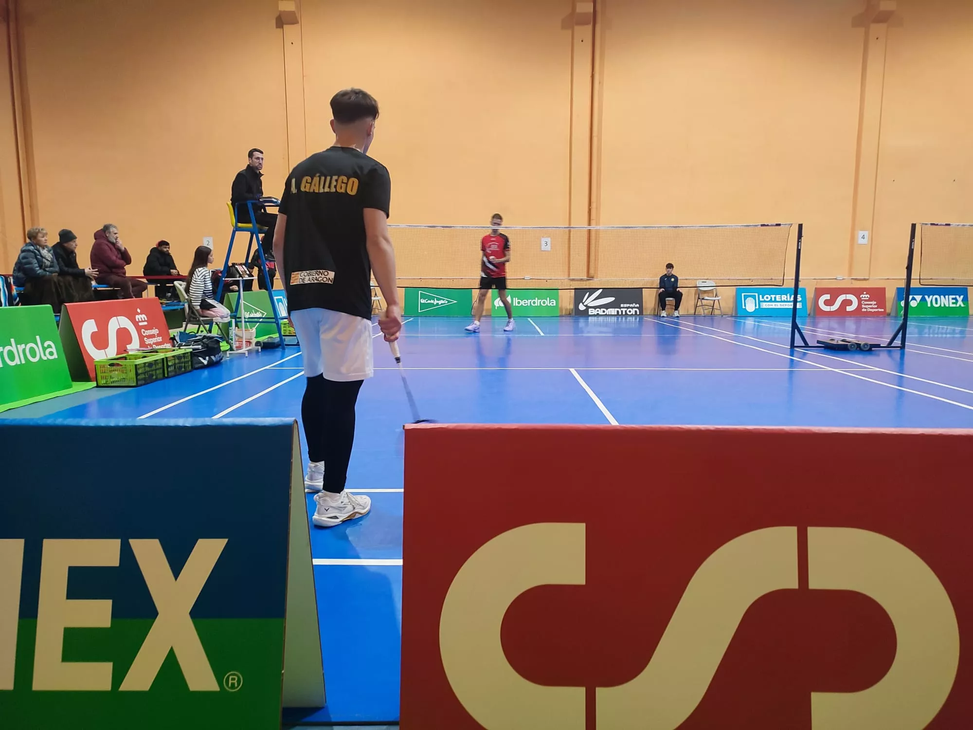 Partido Bádminton Huesca La Magia-Rinconada