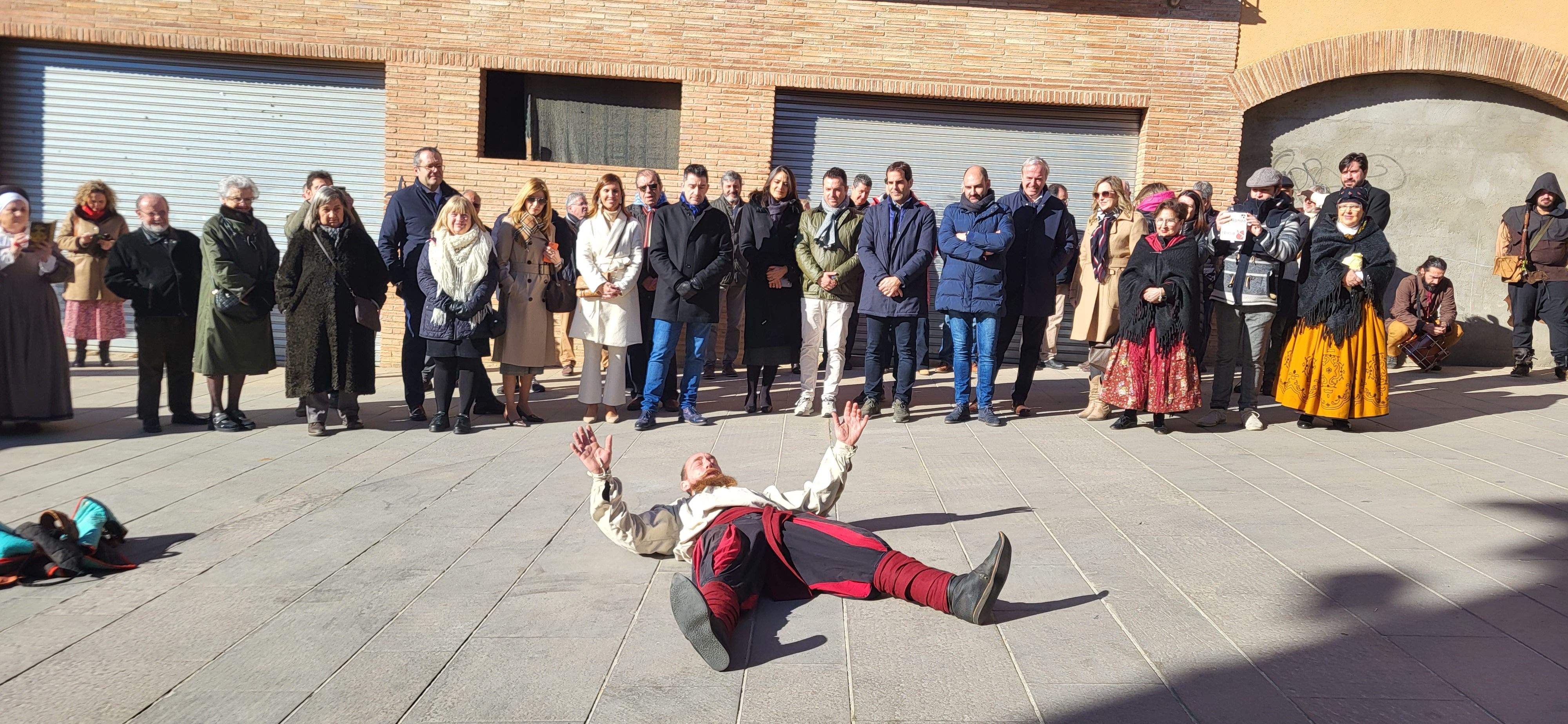 Lectura del bando y recreación histórica de Germana de Foix. Foto Myriam Martínez