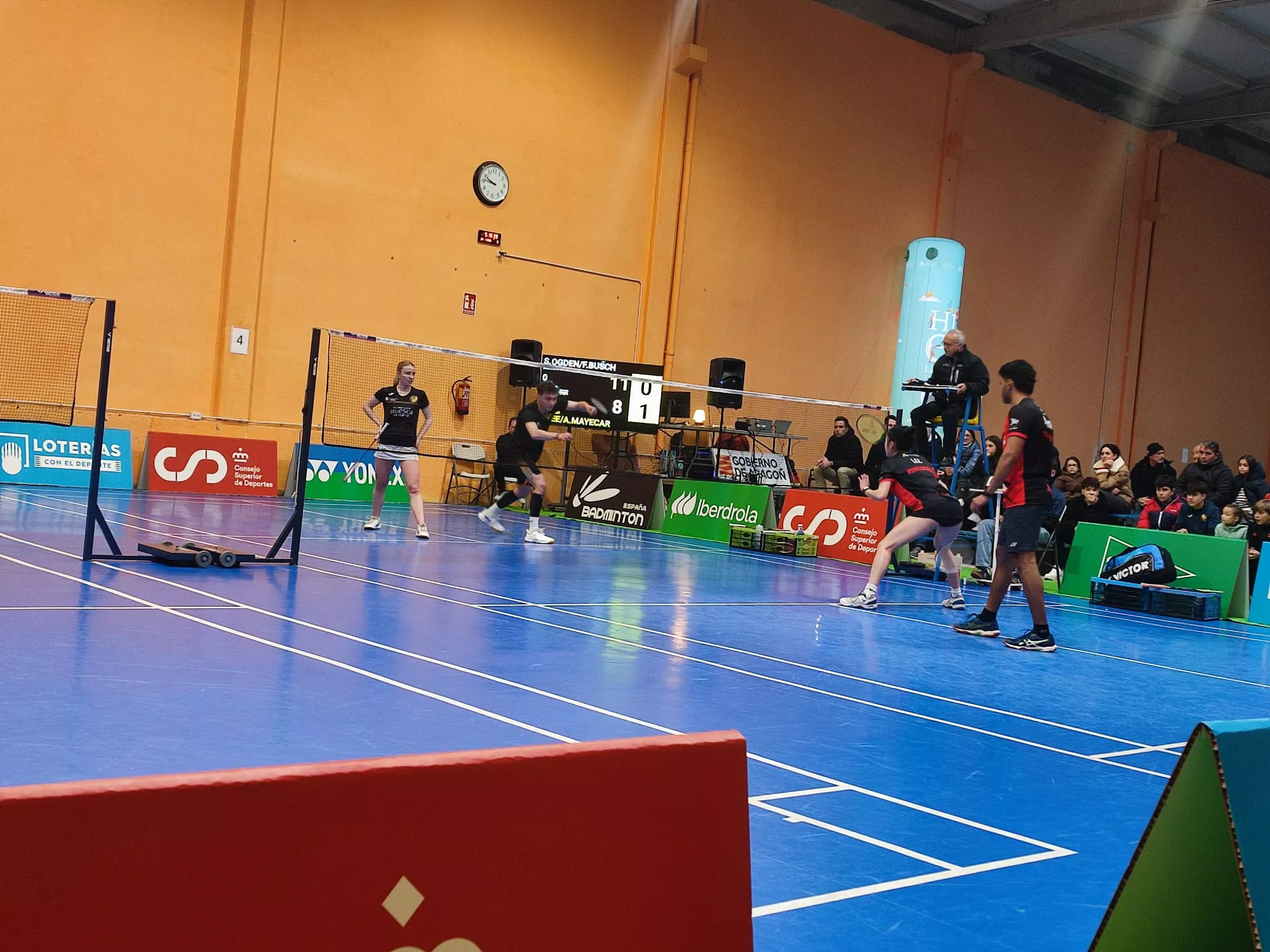 Partido Bádminton Huesca La Magia-Rinconada