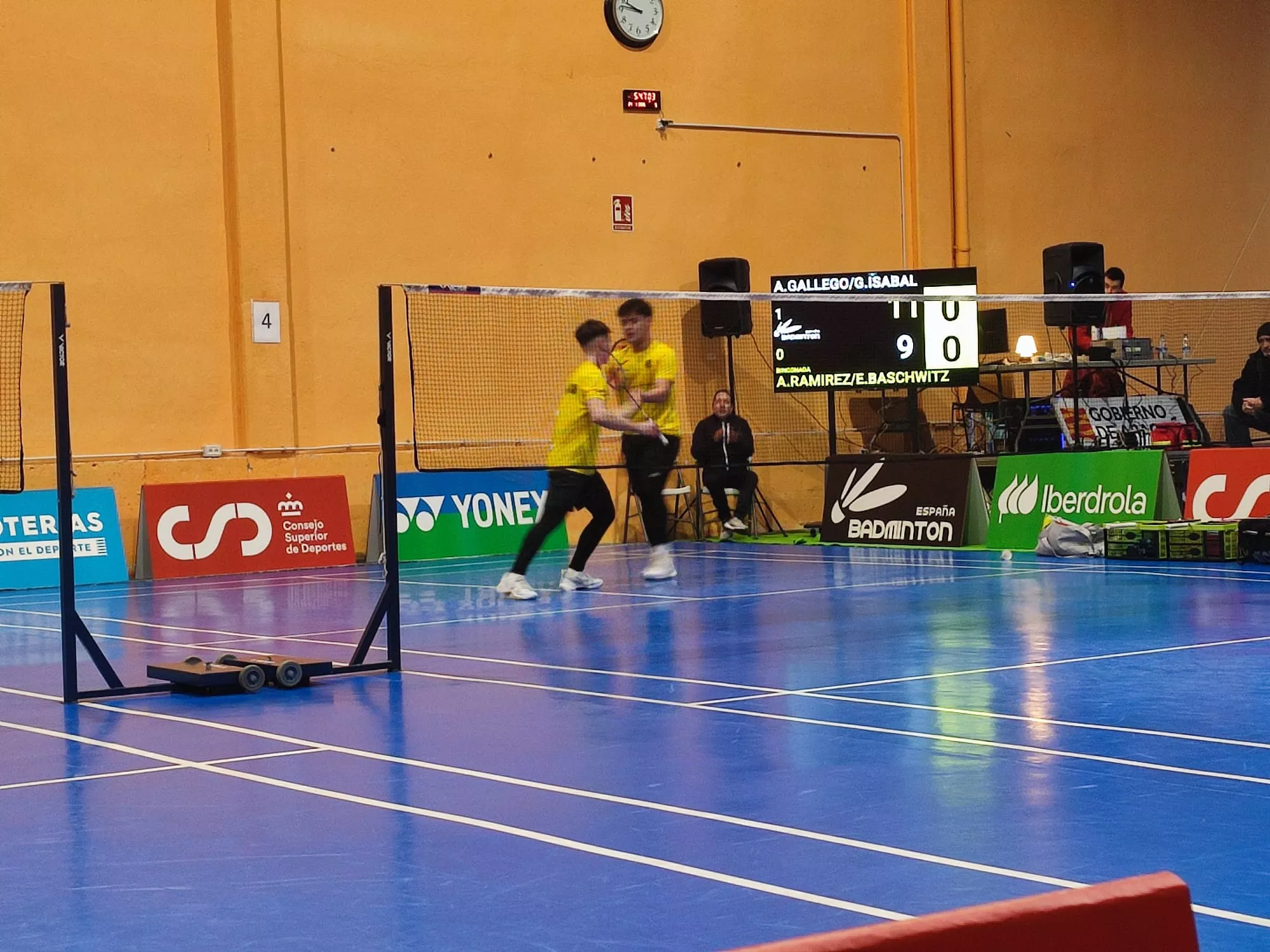 Partido Bádminton Huesca La Magia-Rinconada