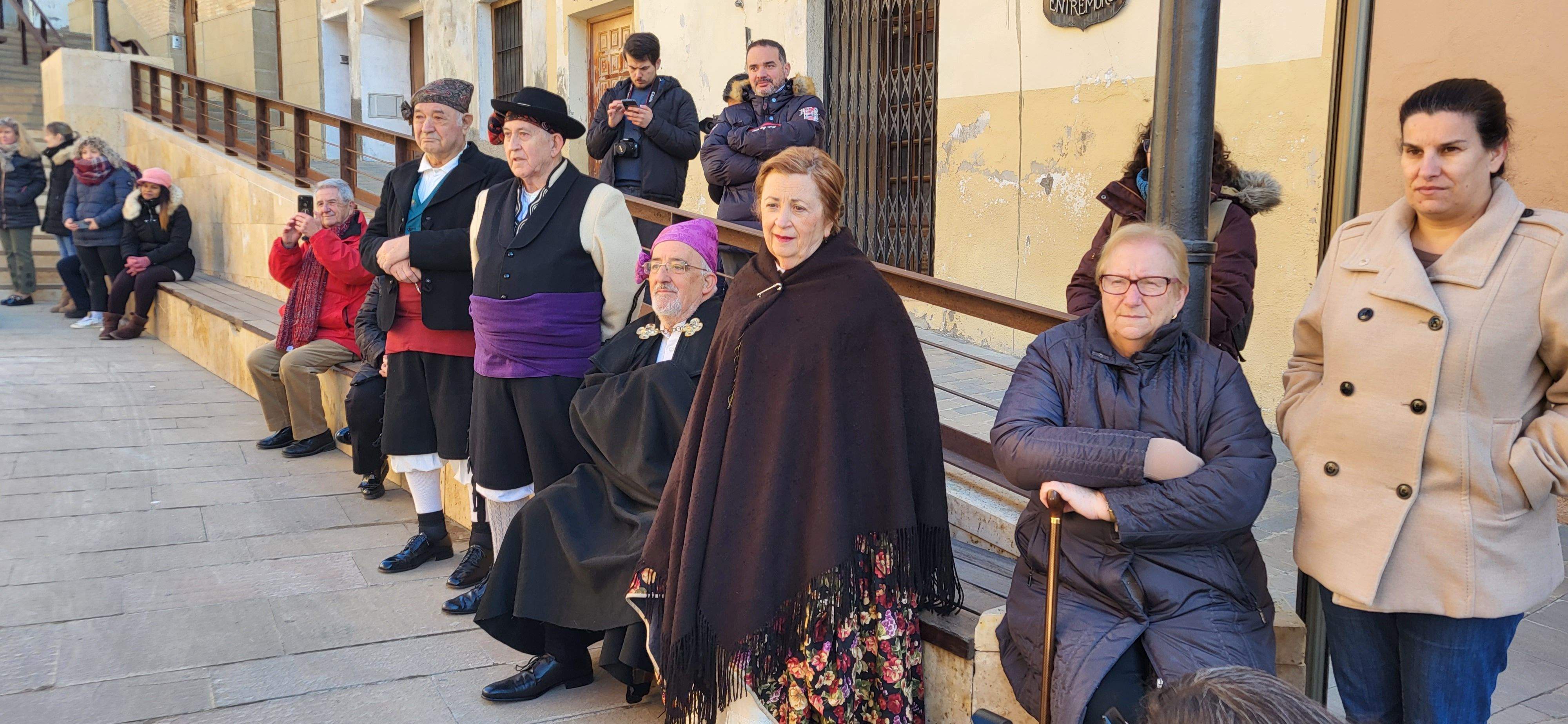 Lectura del bando y recreación histórica de Germana de Foix. Foto Myriam Martínez
