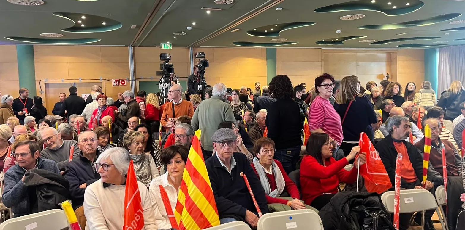 Acto electoral del PSOE con Pedro Sánchez y Pilar Alegría en Huesca. Foto Mercedes Manterola
