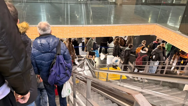 El tren ha partido lleno.