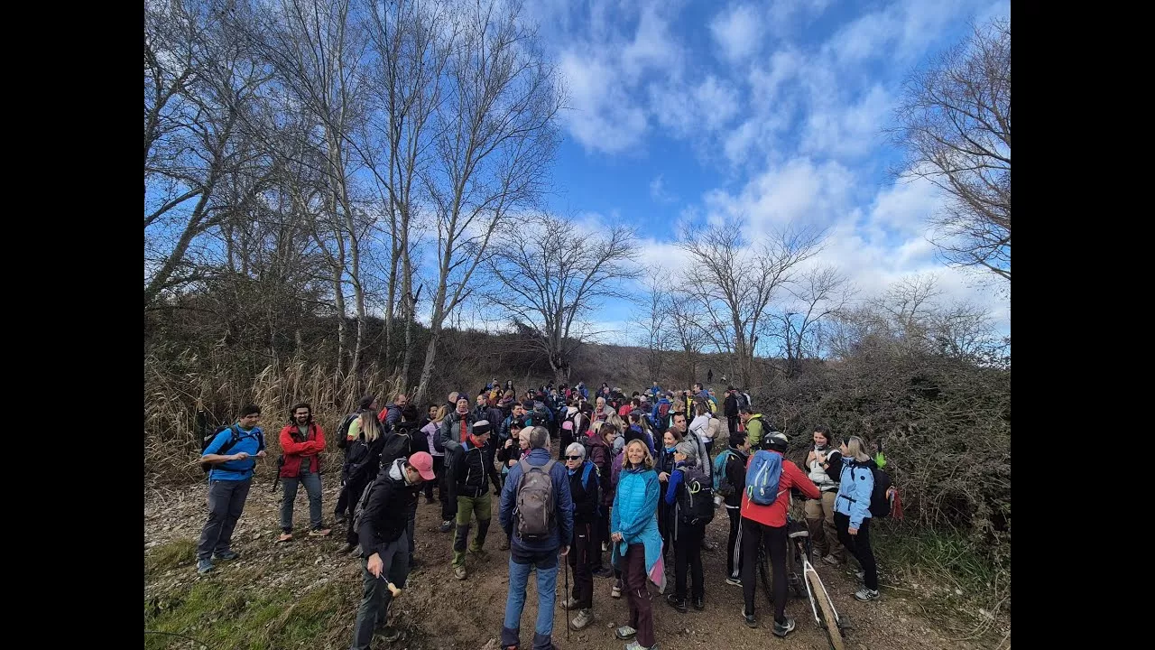 Huevo frito solidario en el segundo entreno de la Javierada desde Huesca
