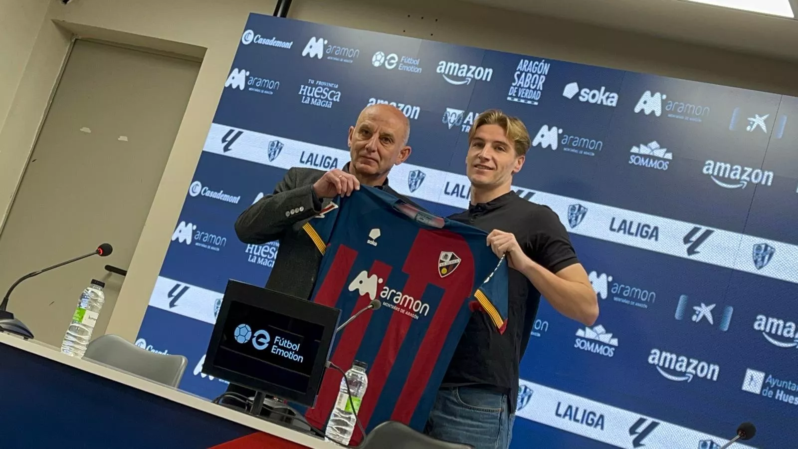 Ángel Martín González en la presentación de Álex Cantero. Foto: Adri Mora