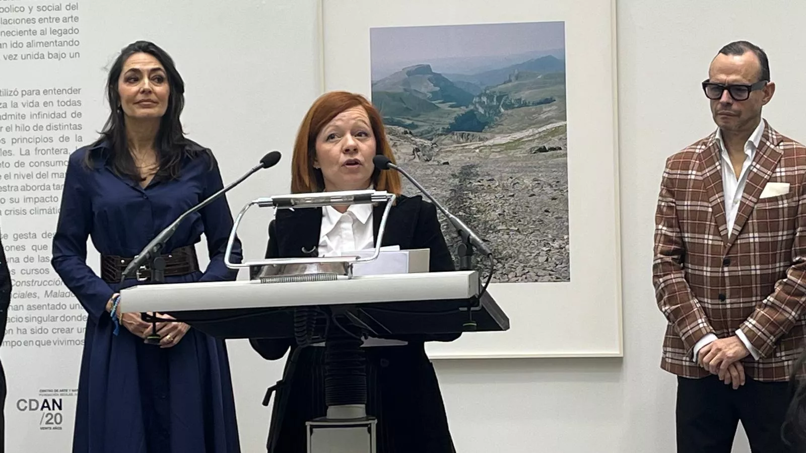20 aniversario del Centro de Arte y Naturaleza y la inauguración de la exposición 'Agua en las colecciones del CDAN'. Foto Mercedes Manterola