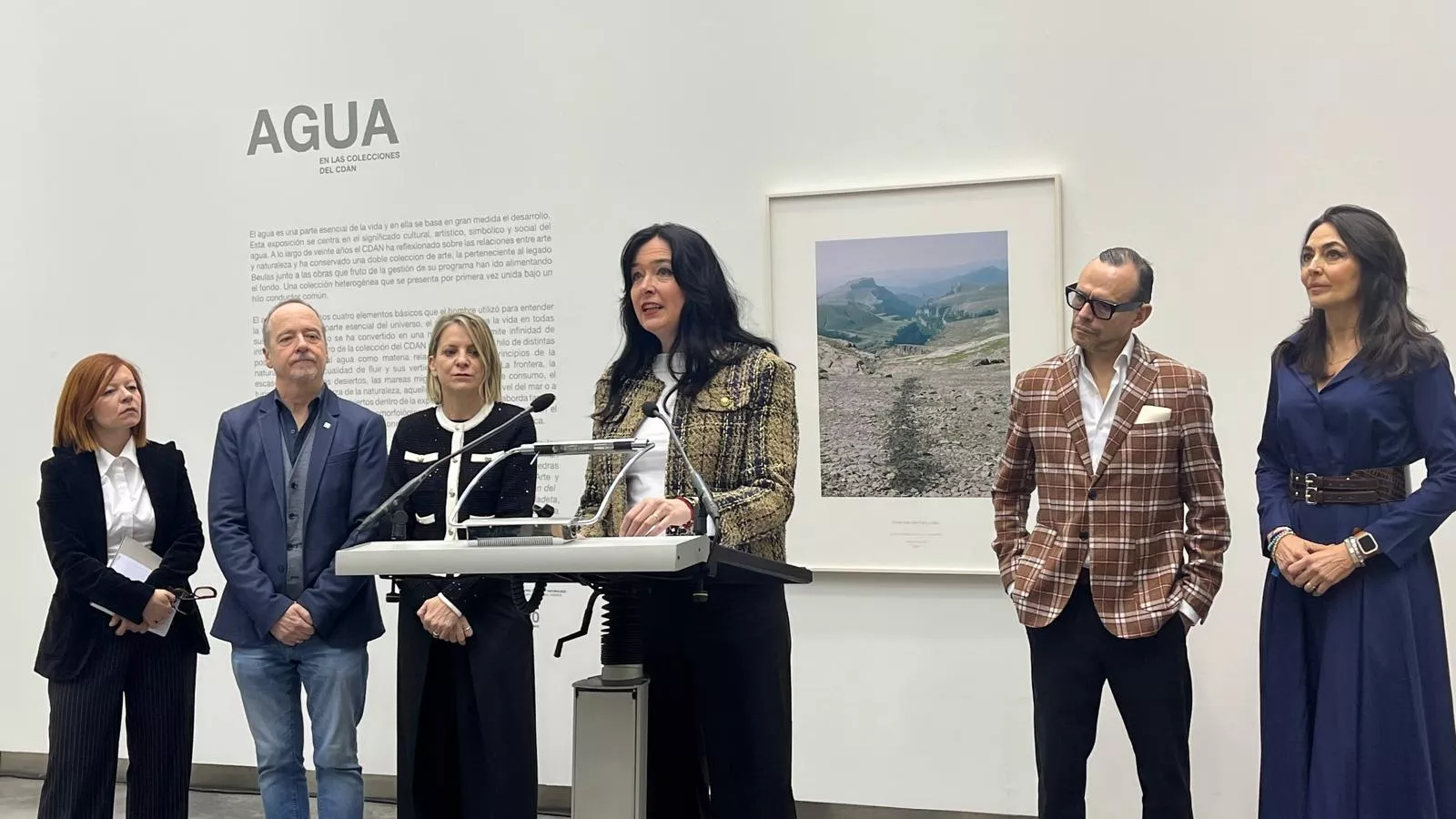 20 aniversario del Centro de Arte y Naturaleza y la inauguración de la exposición 'Agua en las colecciones del CDAN'. Foto Mercedes Manterola