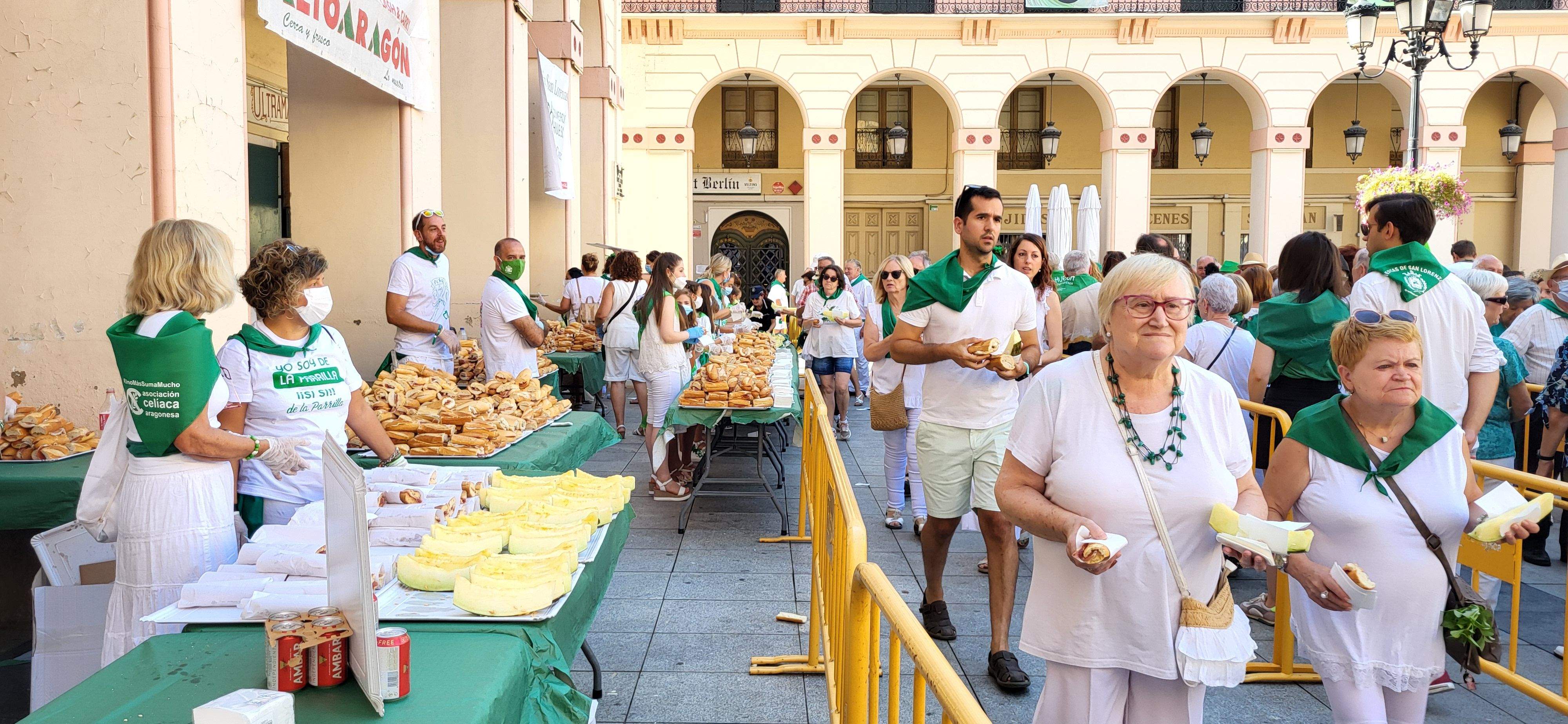 También se contaba con zona para celiacos
