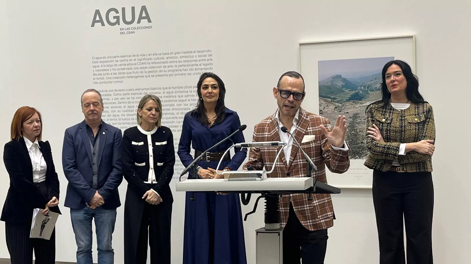 20 aniversario del Centro de Arte y Naturaleza y la inauguración de la exposición 'Agua en las colecciones del CDAN'. Foto Mercedes Manterola