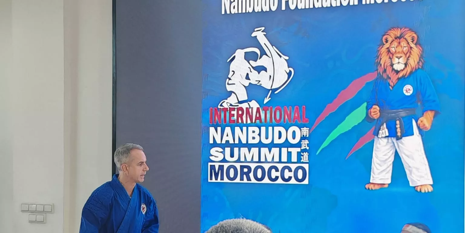 Mariano Carrasco, en el 'stage' internacional en Casablanca.