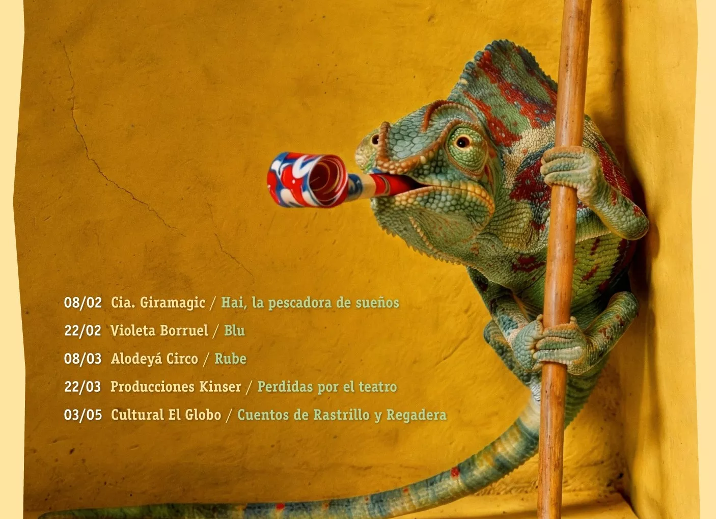 Cartel de la primera temporada de Menudo Teatro 2026.