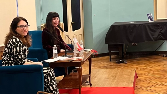 María Nogués y María José Galé.