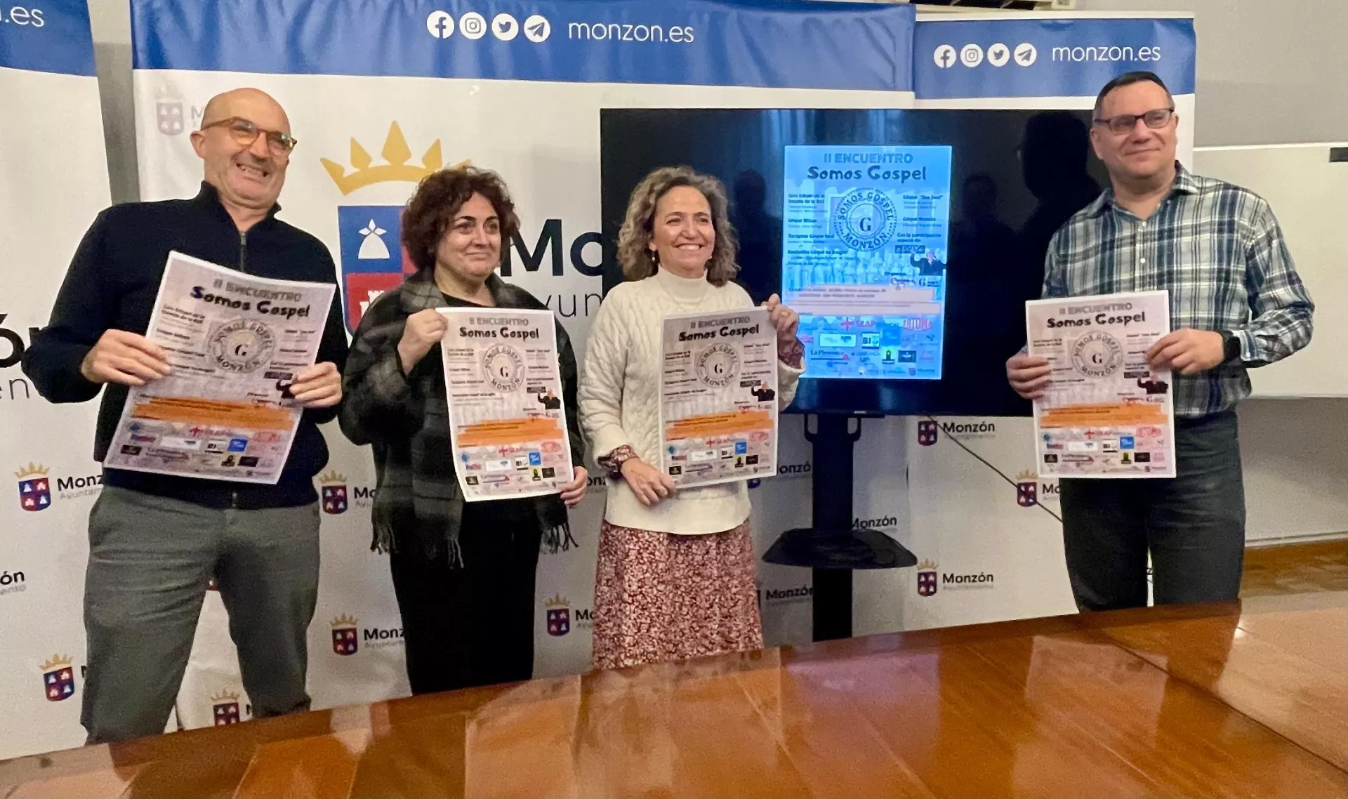 Monzón ha presentado el II Encuentro Somos Góspel.