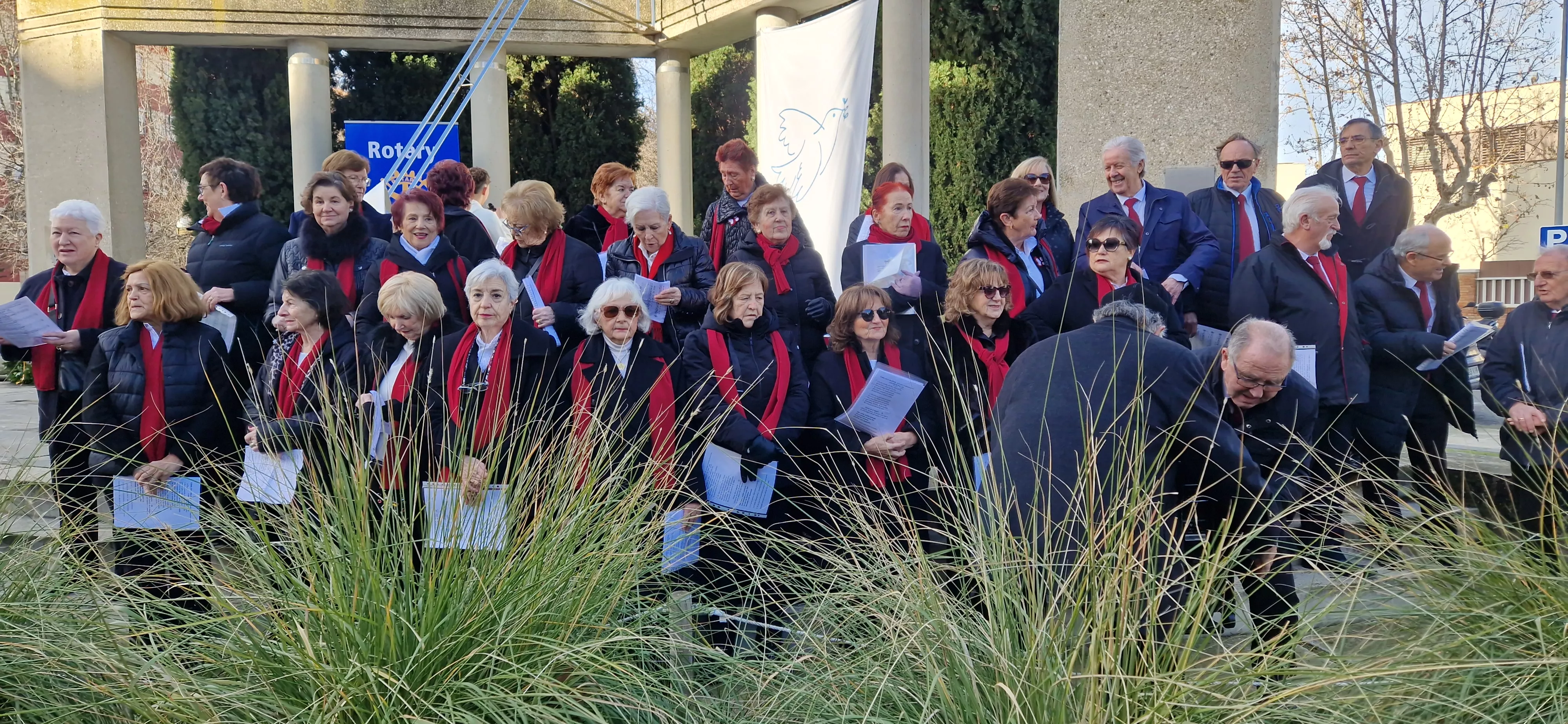 Osca Melódica. Conmemoración del Día de la Paz en Huesca. Foto Myriam Martínez