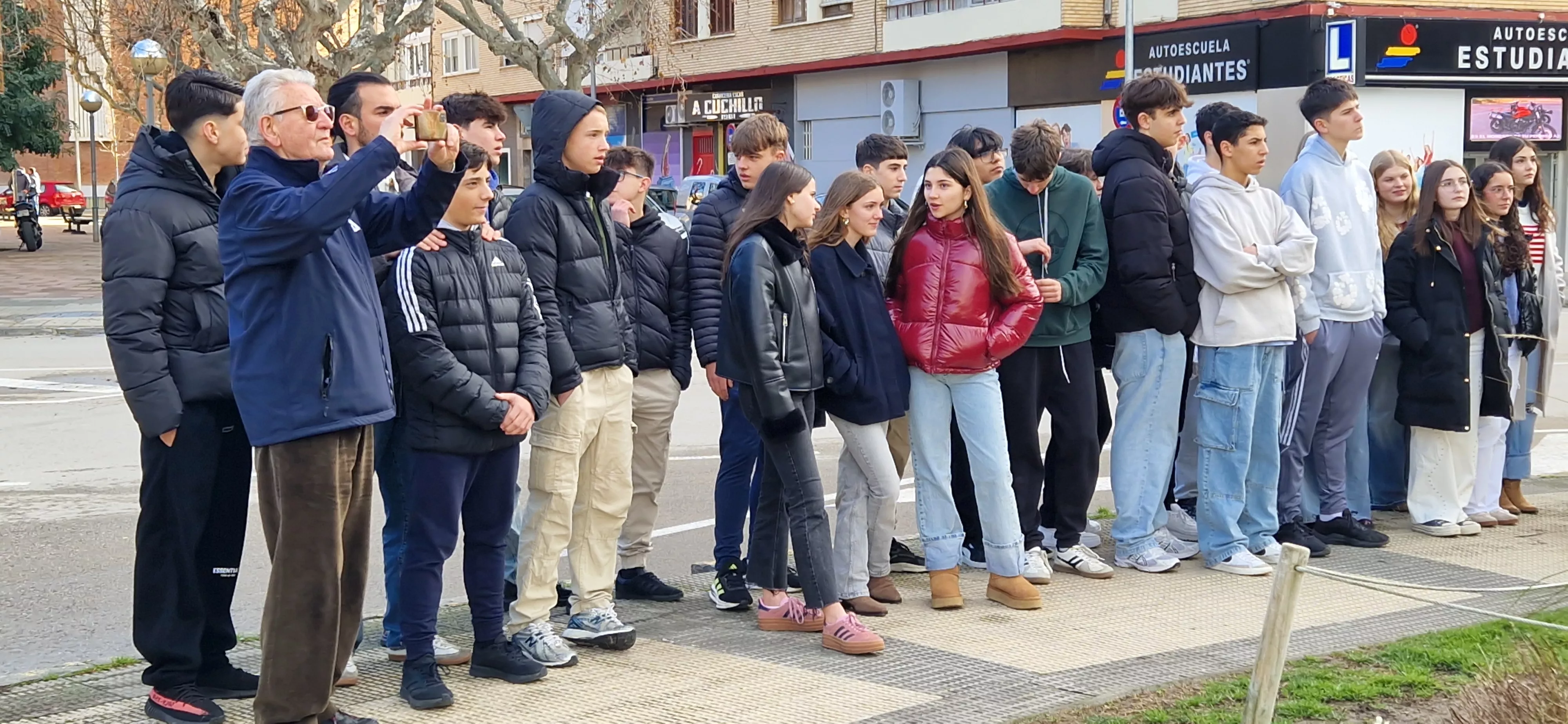 Conmemoración del Día de la Paz en Huesca. Foto Myriam Martínez