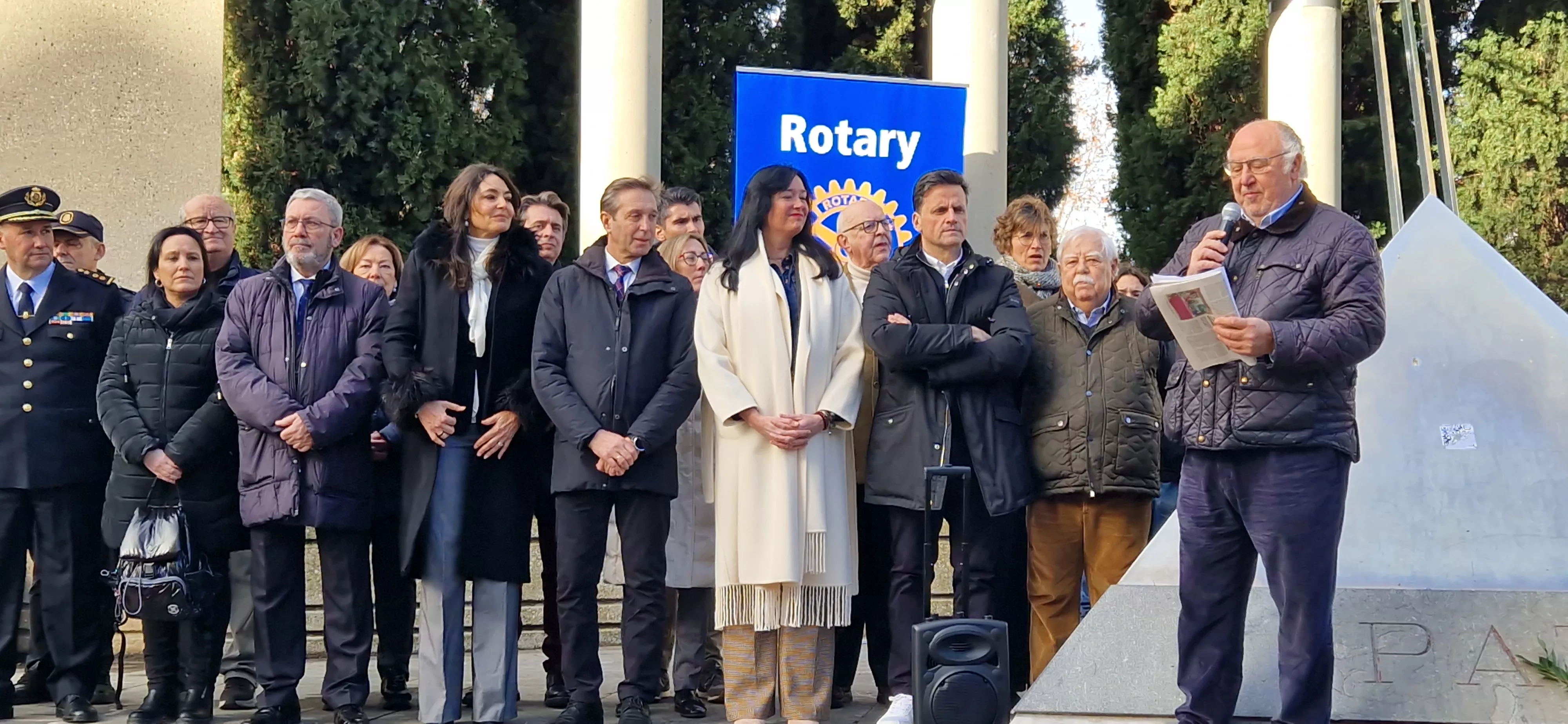Conmemoración del Día de la Paz en Huesca. Foto Myriam Martínez