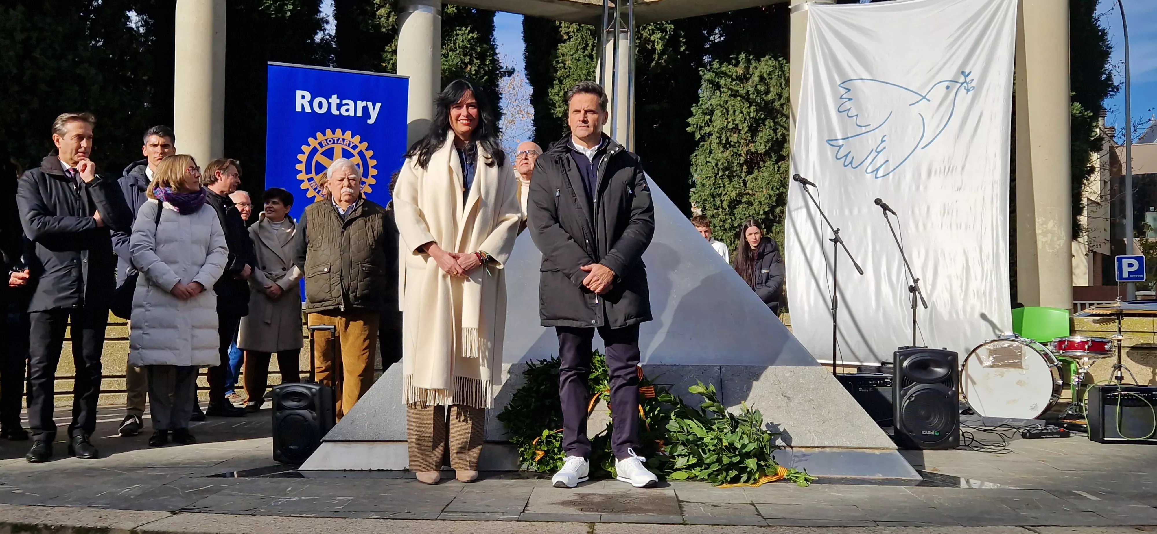Conmemoración del Día de la Paz en Huesca. Foto Myriam Martínez