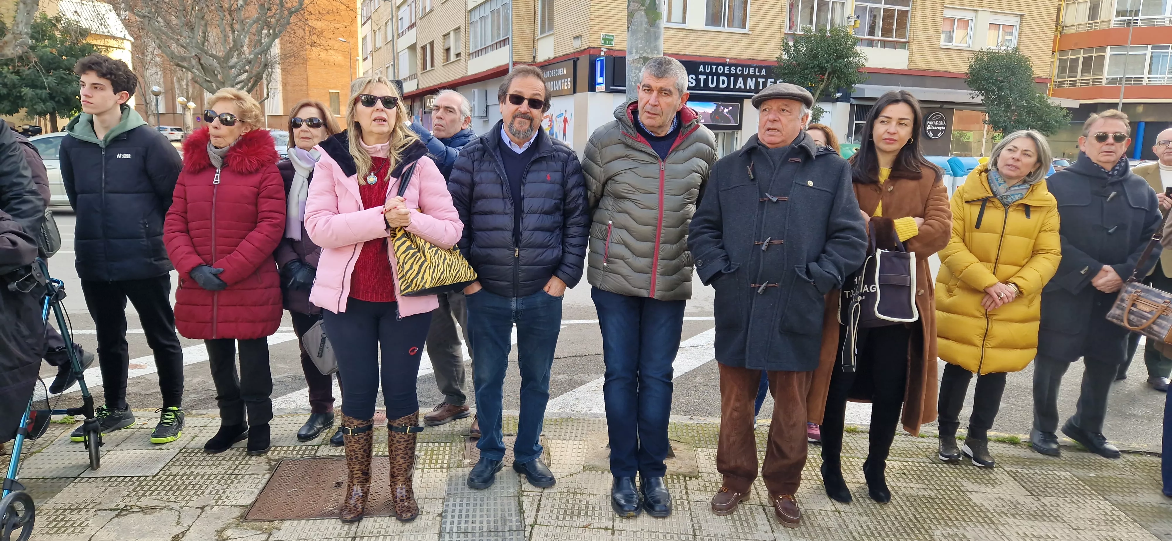 Conmemoración del Día de la Paz en Huesca. Foto Myriam Martínez