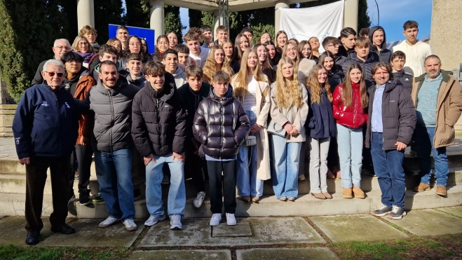 Conmemoración del Día de la Paz en Huesca. Foto Myriam Martínez